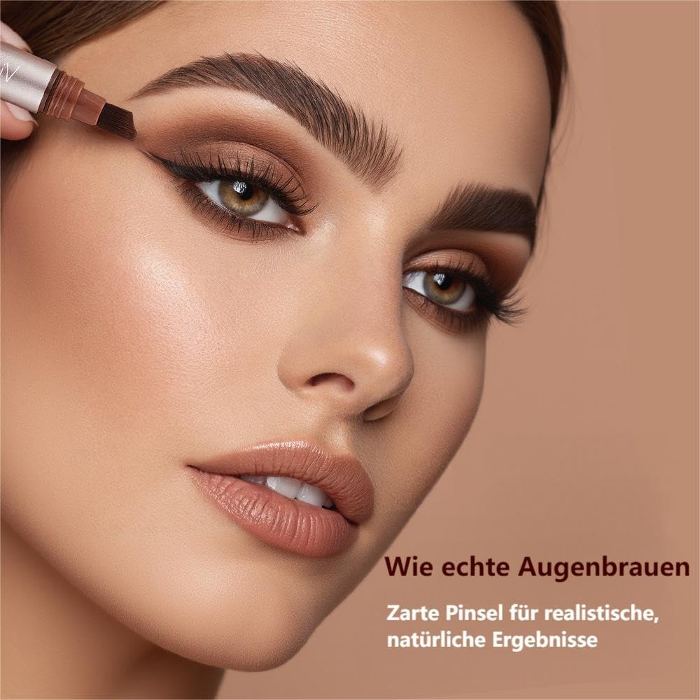 Wtpin Pack of 2 Brow Lifting Set, 3D Eyebrow Pencil, Quick Drying, Waterproof, Quick Created Brow Lift Eyebrow Lifting Effect, Natural and Long Lasting (Taupe) image number 1