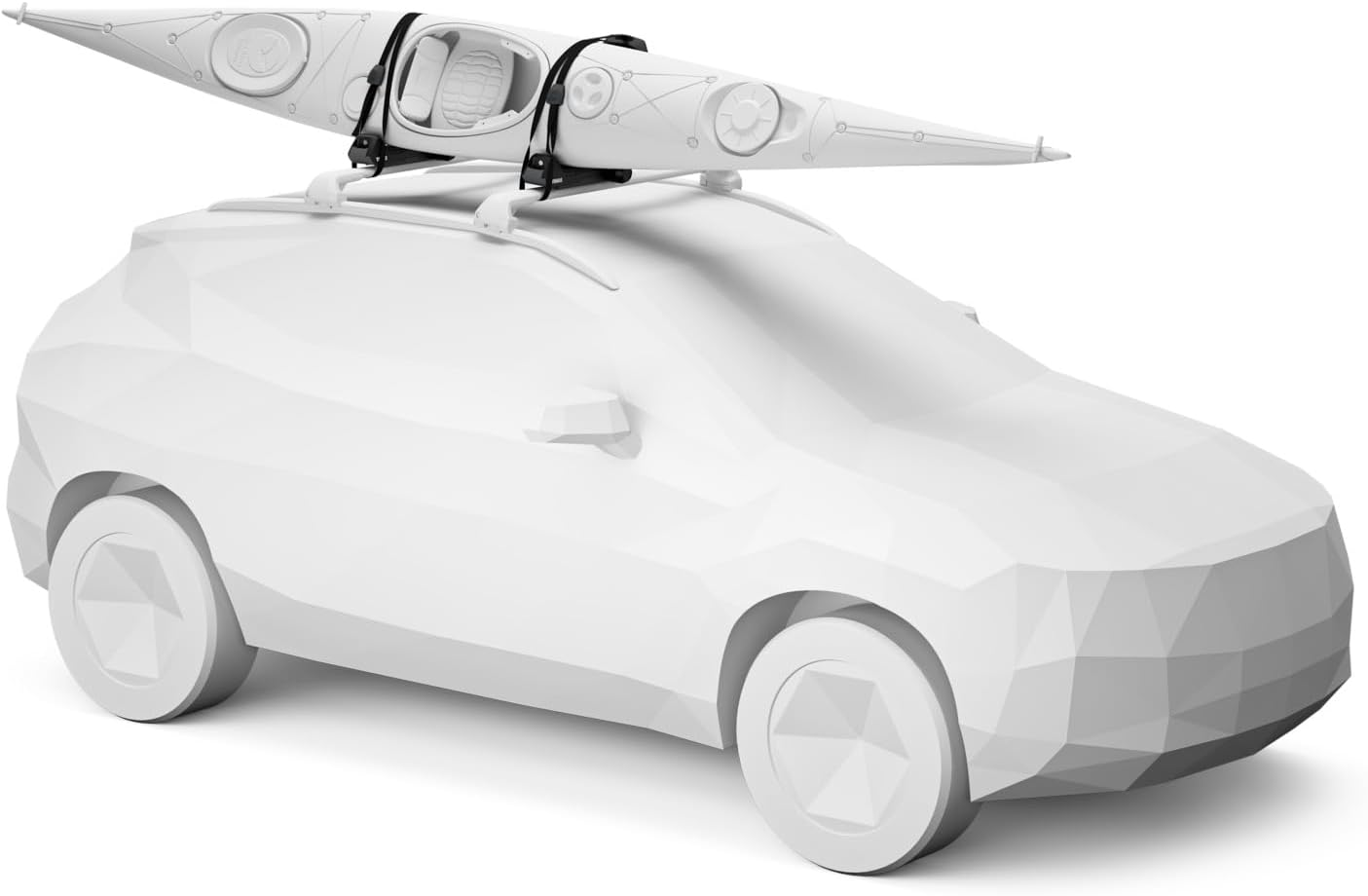 Thule 849000 Hull-A-Port Aero Kayak Carrier, Black image number 3