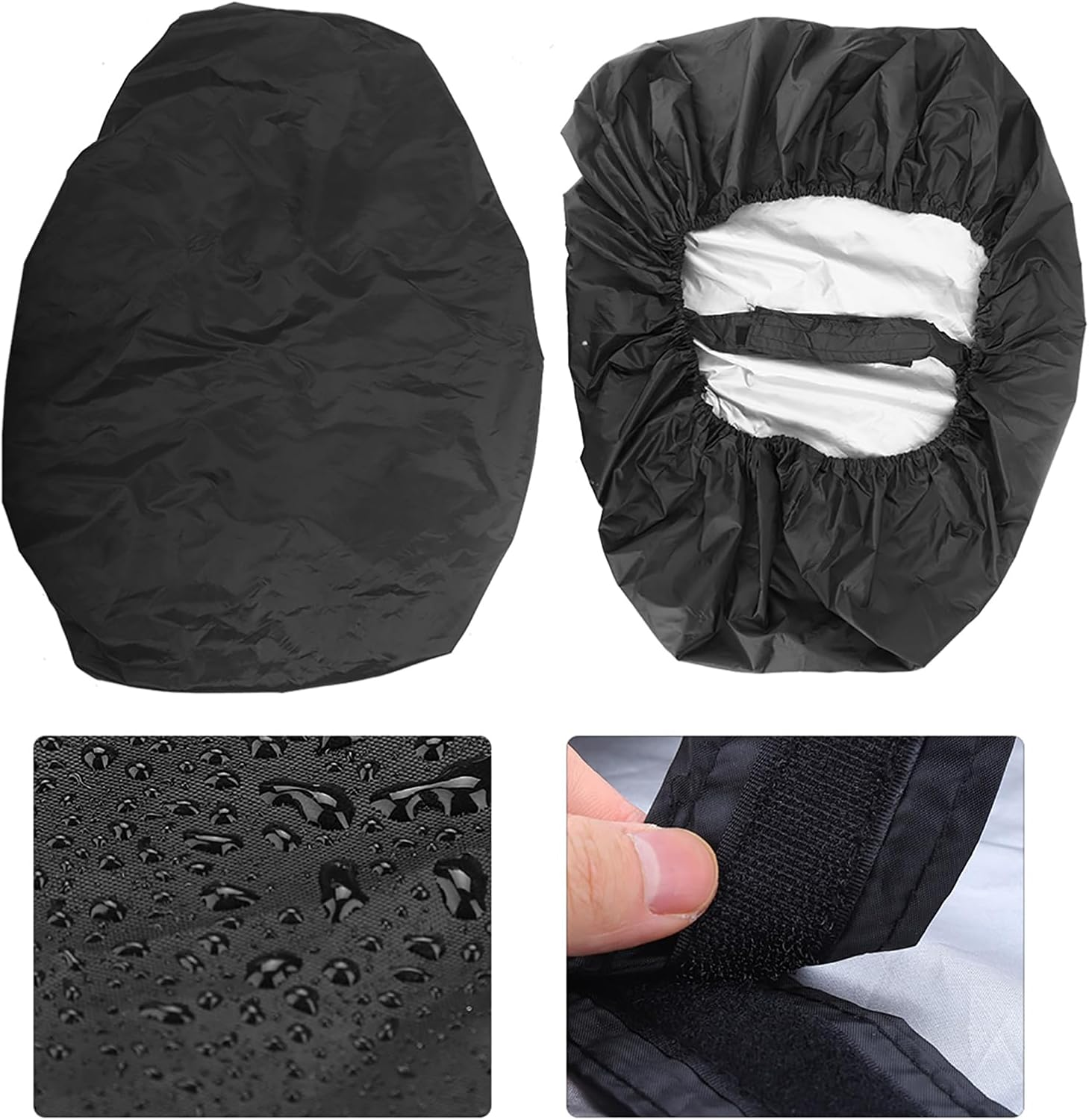 Mobility Scooter Cover, Professional Waterproof Seat Cover Waterproof Nylon Electric Scooter Cover for Electric Wheelchairs Mobility Scooter (Black) image number 4