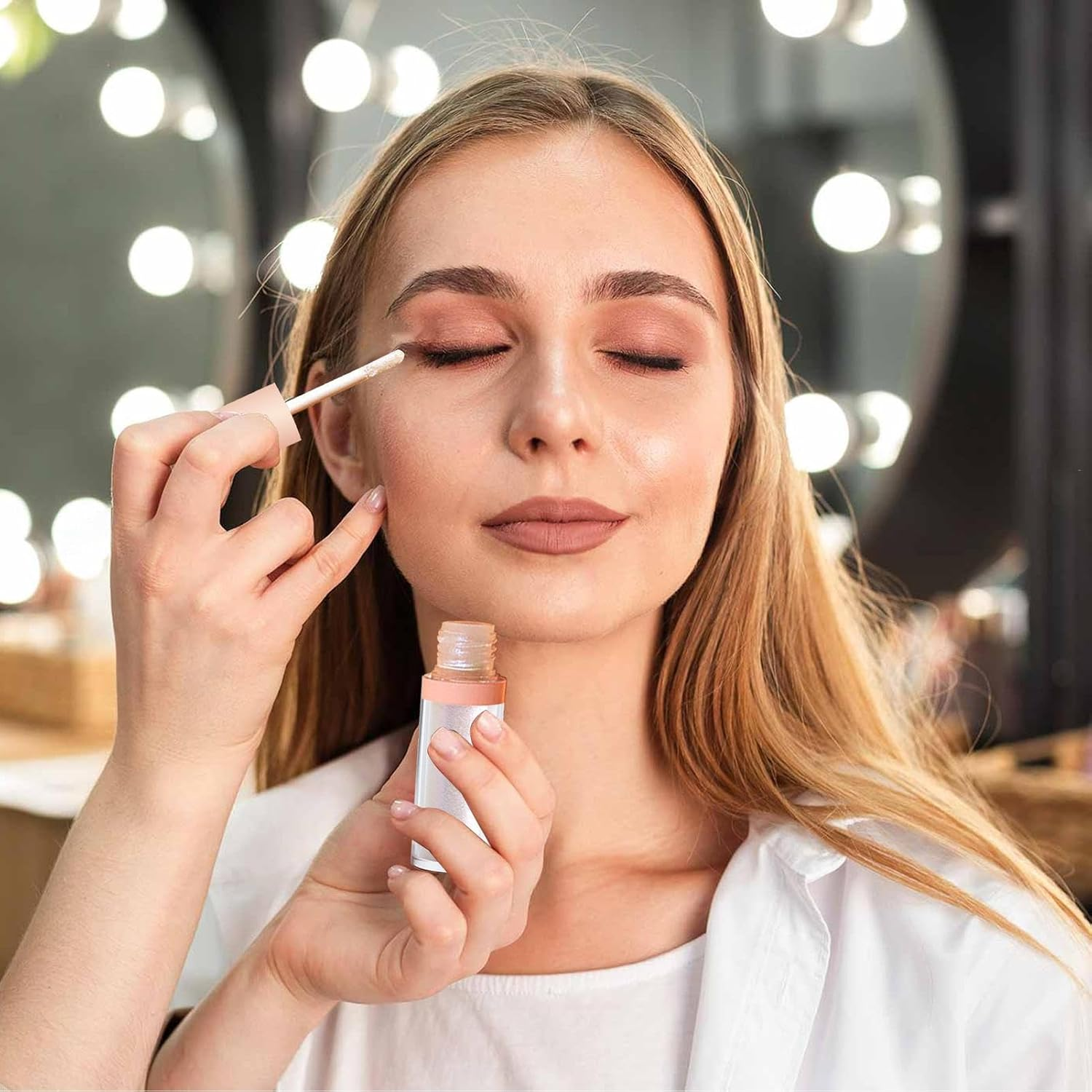 Generic Multichrome Liquid Eyeshadow, 3X Glitter Multichrome Eyeshadows Makeup, All Day Wear Quick Dry Smooth Shimmer Eyeshadows for Lips