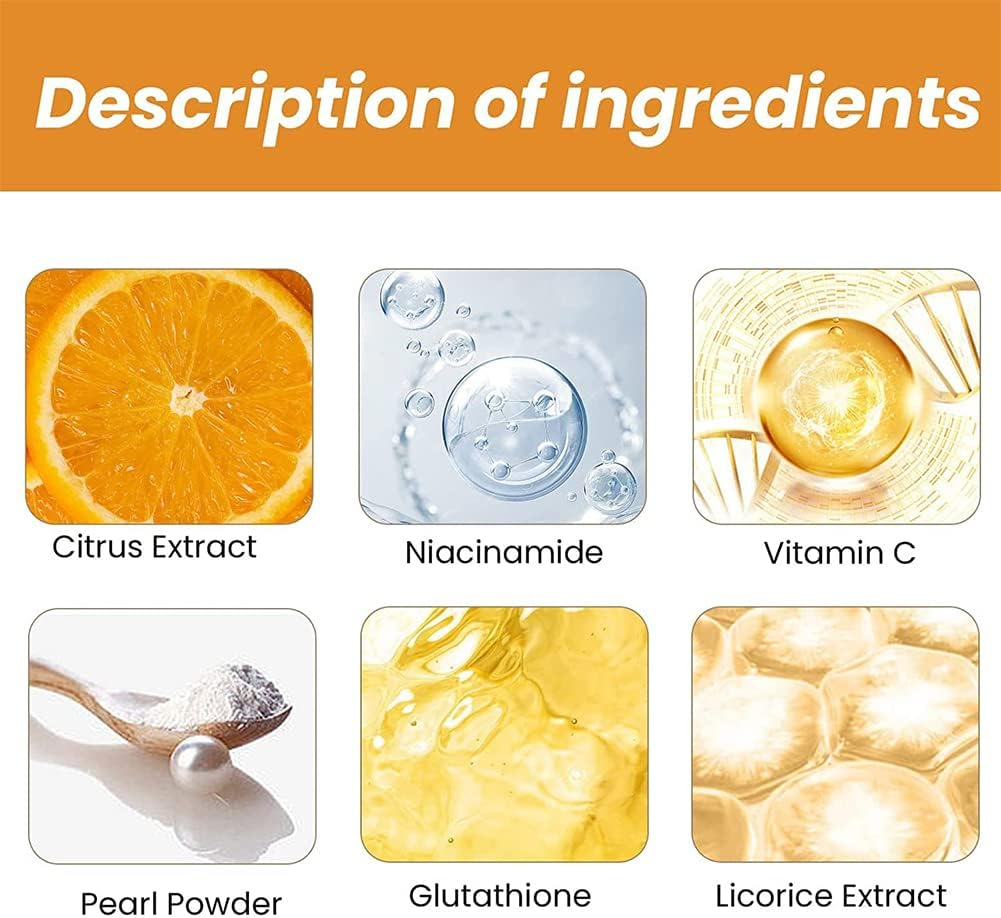 Gmeelan Orange Exfoliating Whitening Gel, Orange Exfoliating Gel Scrub Face Body Skin Whitening, Deep Cleaning Exfoliating Whitening Gel (3PCS) image number 5