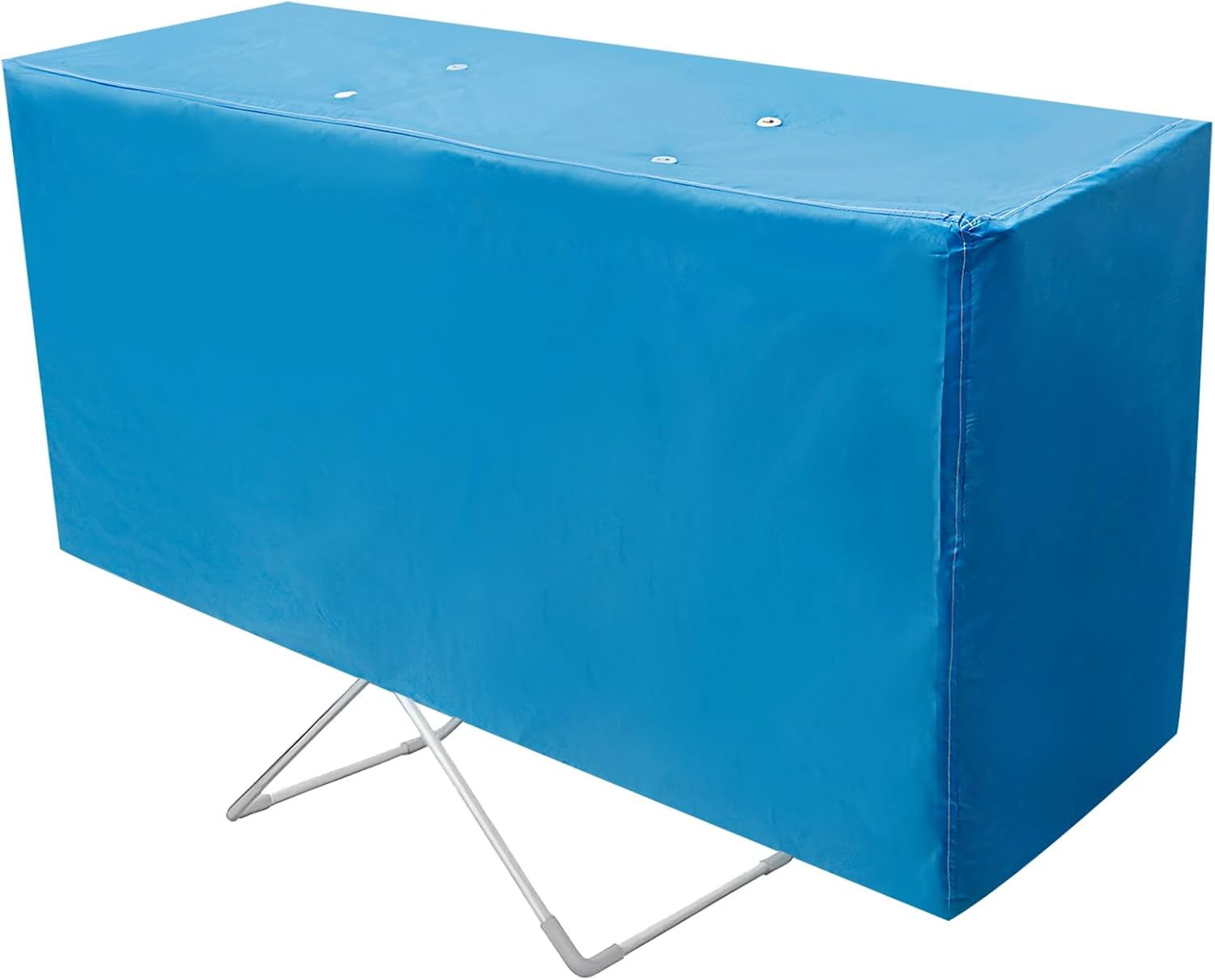 UKQRRTC Heated Clothes Airer Drying Cover, Dustproof Electric Heated Folding Clothes Dryer Airer Cover for Saving Drying Time and Energy Consumption (Grey)