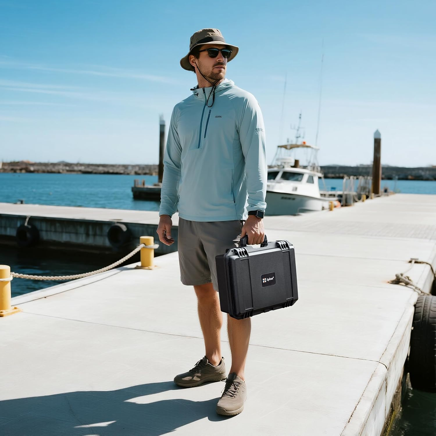 Lykus Titan MM520 Waterproof Case / Case for DJI Mini 5 Pro and DJI RC Pro 2, Supports 8 Batteries and RC Carry Strap [Case Only] image number 1