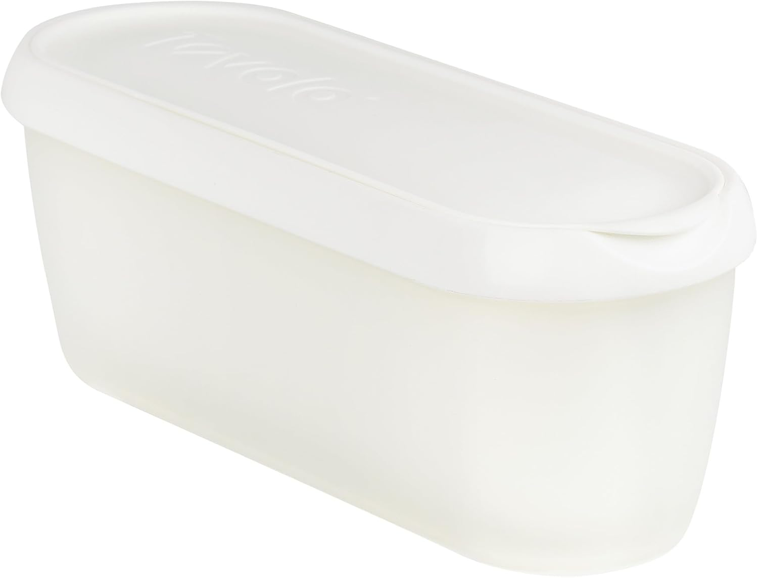Tovolo Glide-A-Scoop Ice Cream Tub, 1.5 Quart, Insulated, Airtight Reusable Container with Non-Slip Base, Stackable on Freezer Shelves, Bpa-Free, White image number 4