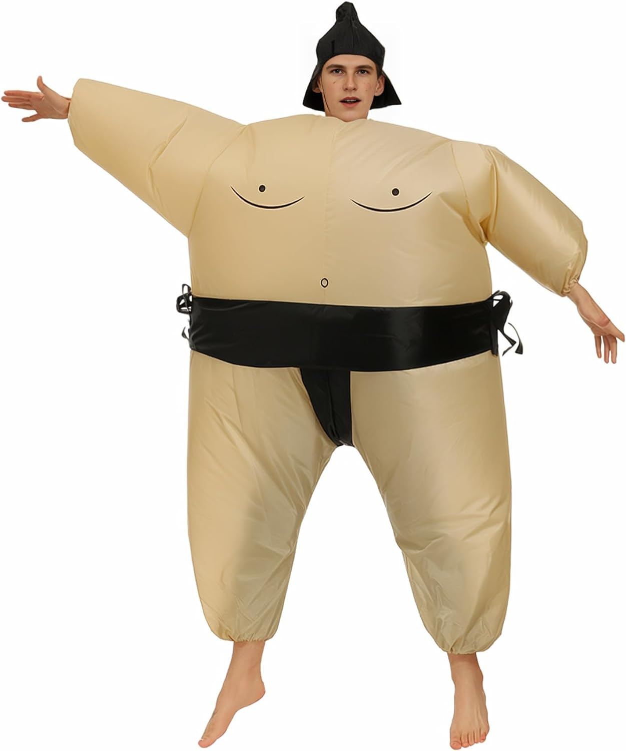 Inflatable Sumo Costume Fat Wrestling Cosplay Blow up Fancy Suit for Adult image number 1
