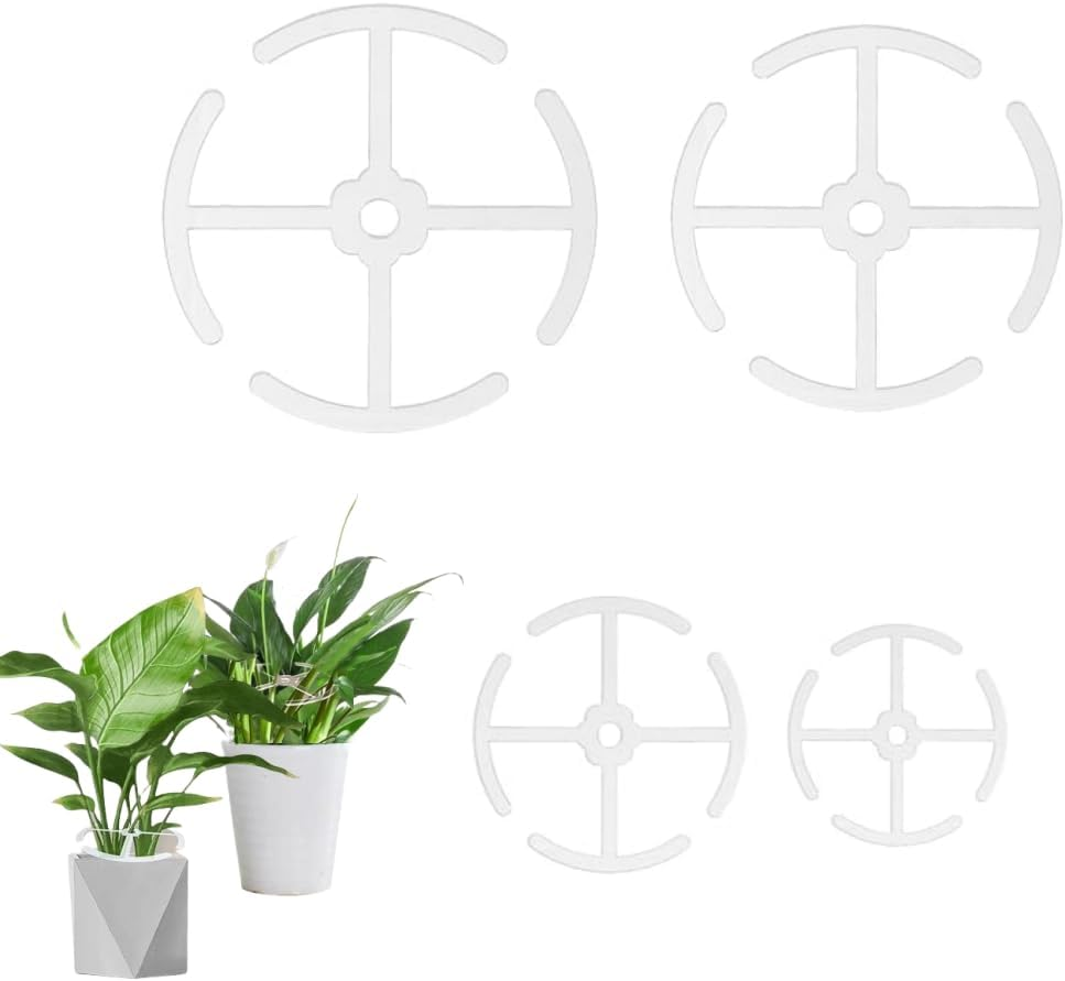 4Pcs Alocasia Plant Climbers Stem Holders, Plastic Climbing Houseplant Stem Supports,Reusable Plant Stem Hook,Growth Sticks Accessories for Climbing Plant,Indoor Plant Stakes image number 6