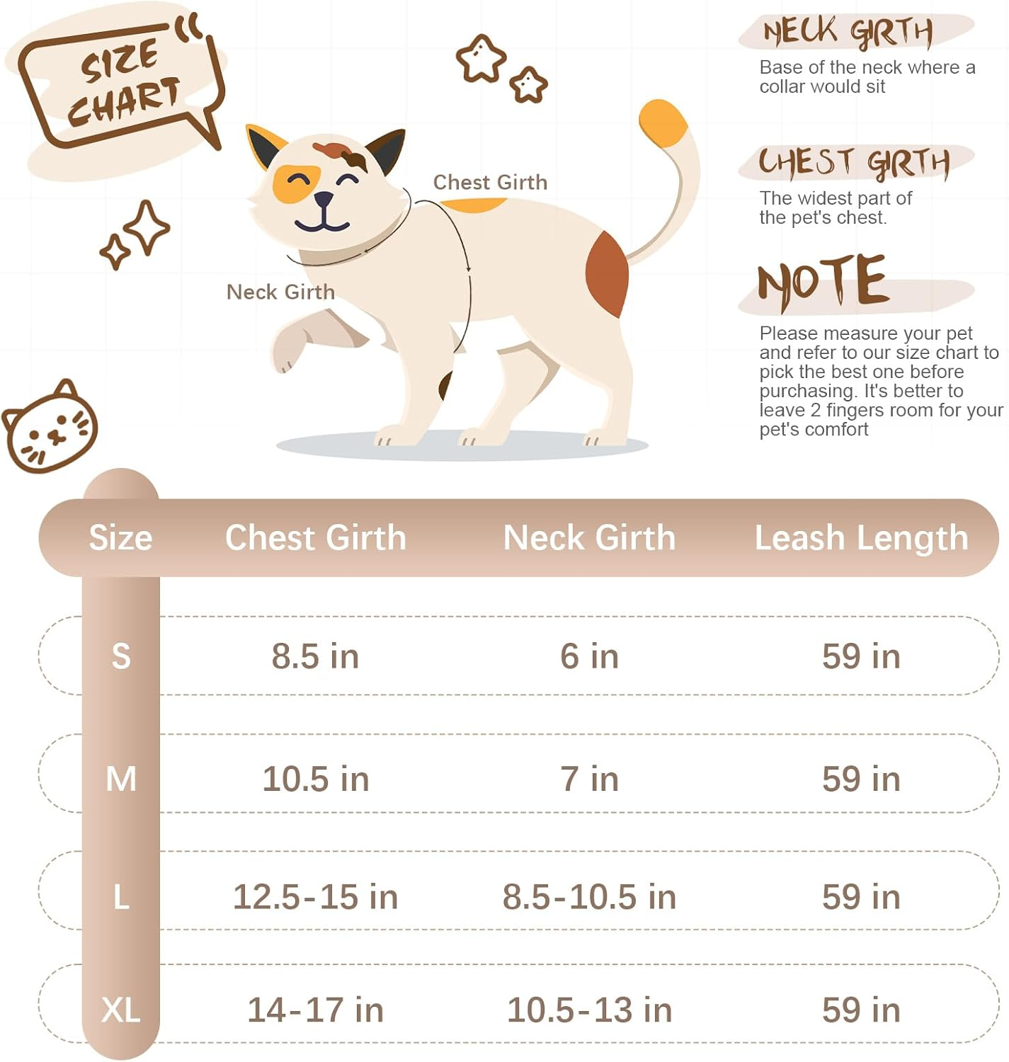 BINGPET Cat Harness with Leash Escape Proof - Fashionable Mesh Cat Dog Walking Harness Leads, Adjustable for Kitties Puppies Small Animals,Galaxy,L image number 5