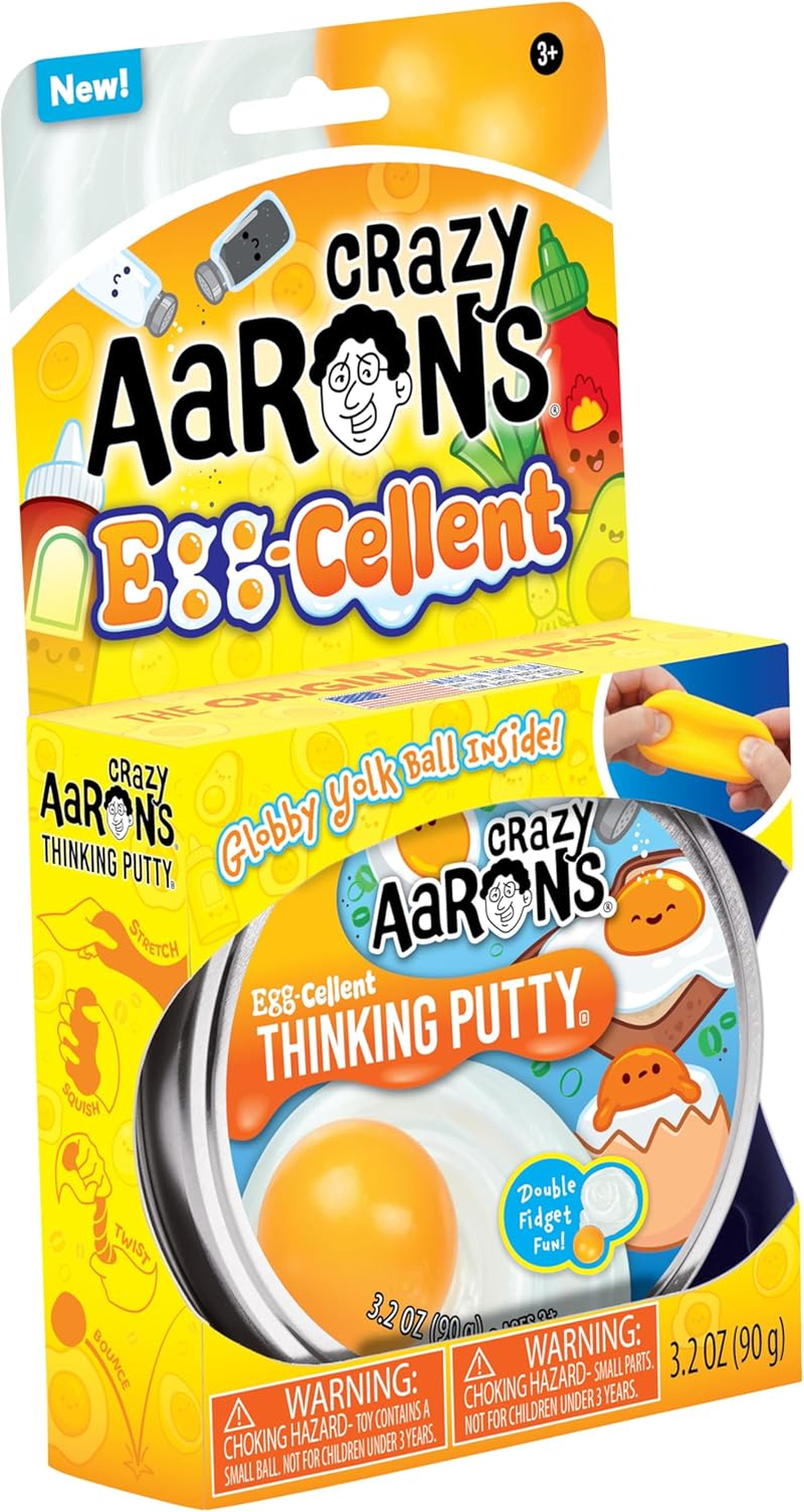 Crazy Aaron'S Eggcellent Trendsetters Thinking Putty