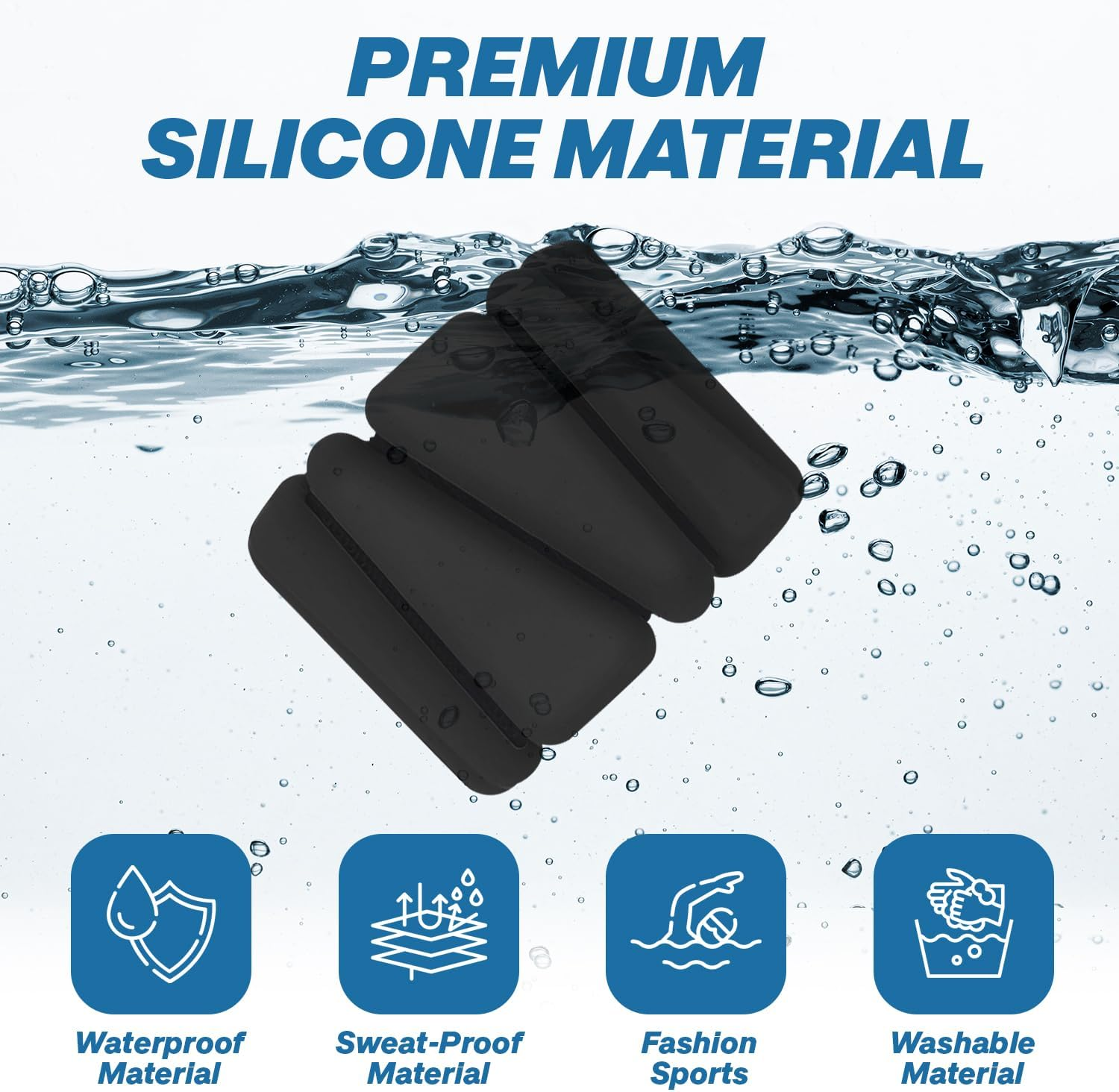 Ankle Weights, Wrist & Ankle Weights for Exercise/Home Gym, Use for Pilaties, Fitness, Weight Loss, Aerobics and Walking, Weighted Ankle Weights for Women and Men. 2 Pack, 2Ib - Pink image number 3