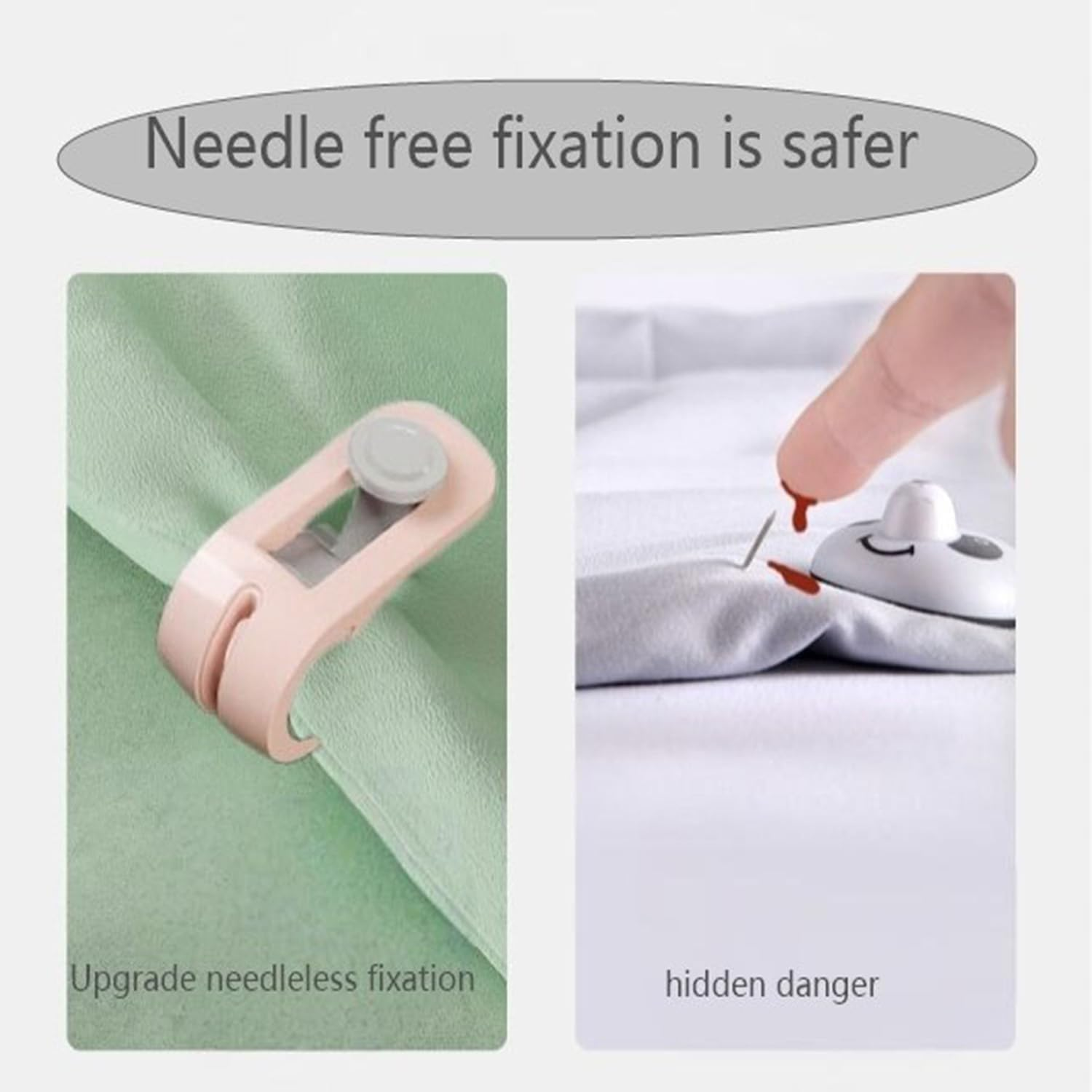 16Pcs Quilt Duvet Clips,Non-Slip Bed Sheet Clips,Clip No Pins Safe Design,Padded Clips Blanket Fasteners to Secure Bedding for Preventing Comforters from Shifting inside Duvet Cover image number 1