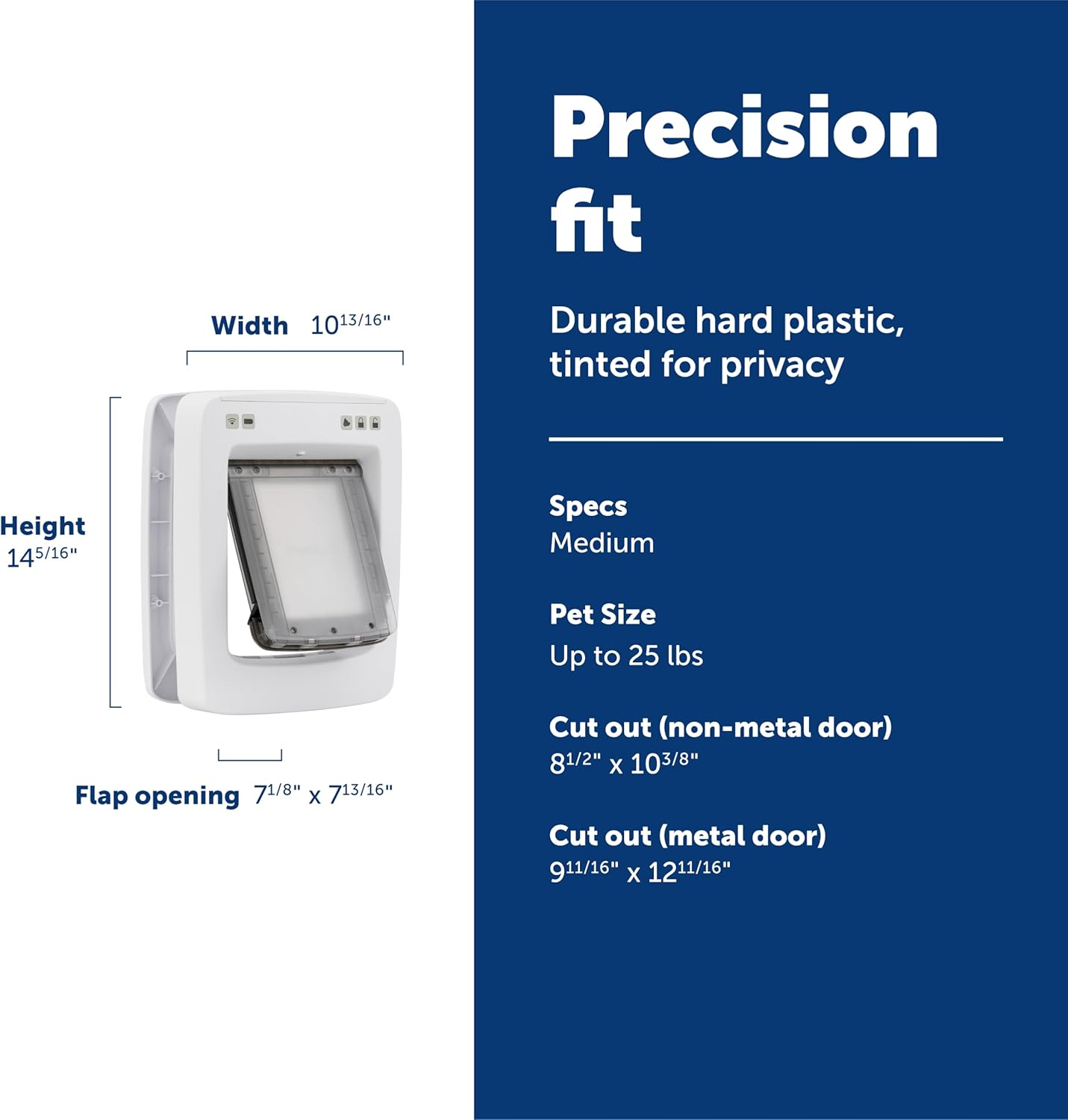 Petsafe Smartdoor Networked Pet Door, App Controlled, Selective Access, Custom Schedules, Size M image number 3