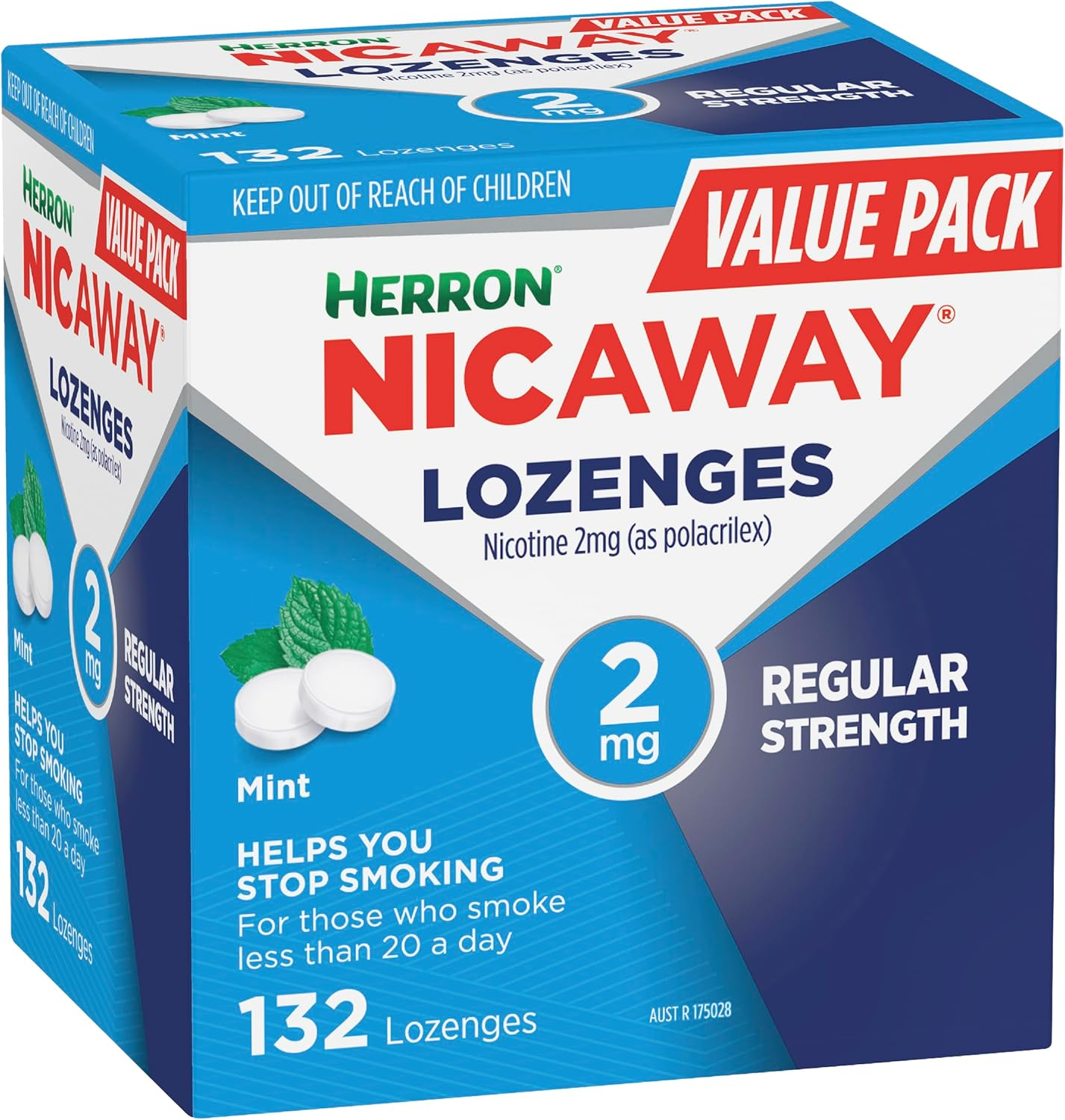 Nicaway 2Mg Stop Smoking Mint Lozenge (Pack of 132) image number 5