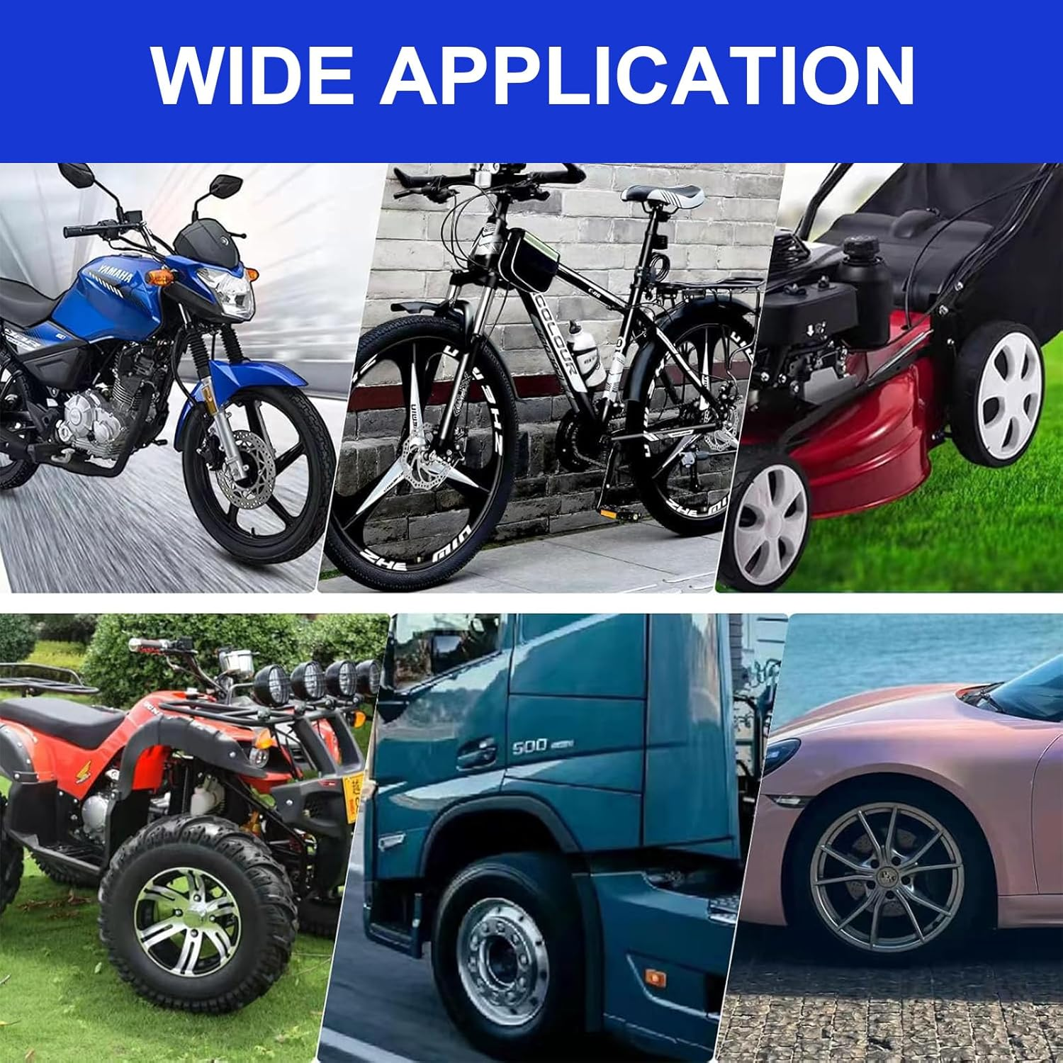 CHENGCKJ Set of 3 Tyre Lever Tyre 30 Cm Tyre Lever Tyre Mounting Iron Tool with 3 Pieces Wheel Rim Protectors Tyre Change Lever for Motorcycle, Bicycle, Car image number 4