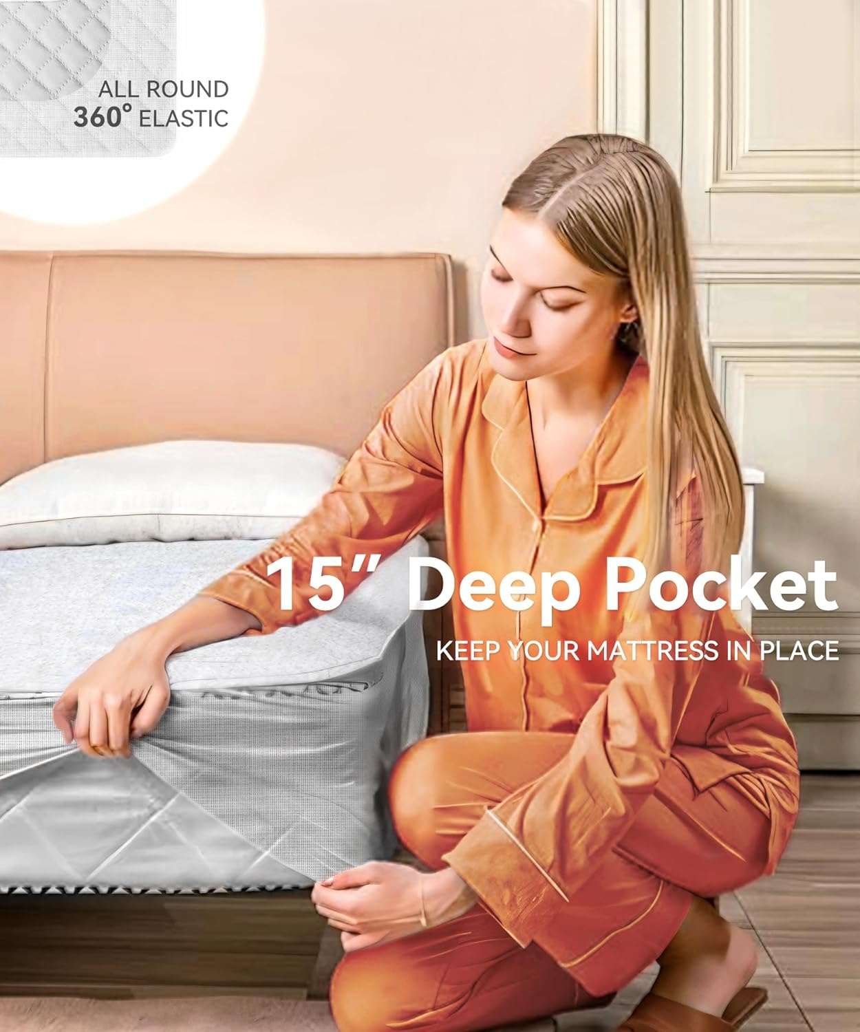 Heated Blanket Queen, Electric Blanket Machine Washable 203X105Cm, Dual Zone Heated Mattress Pad Electric Bed Warmer with Overheat Protection, Underblanket Heating Auto off for Queen Size Bed image number 2