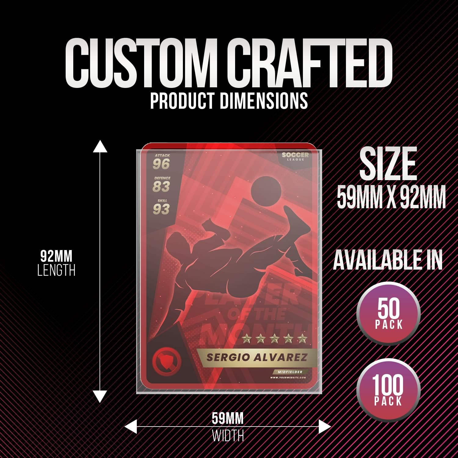 Sleeve Kings Board Game Sleeves Euro (59Mm X 92Mm) (110 Sleeves per Pack) Card Sleeves image number 6