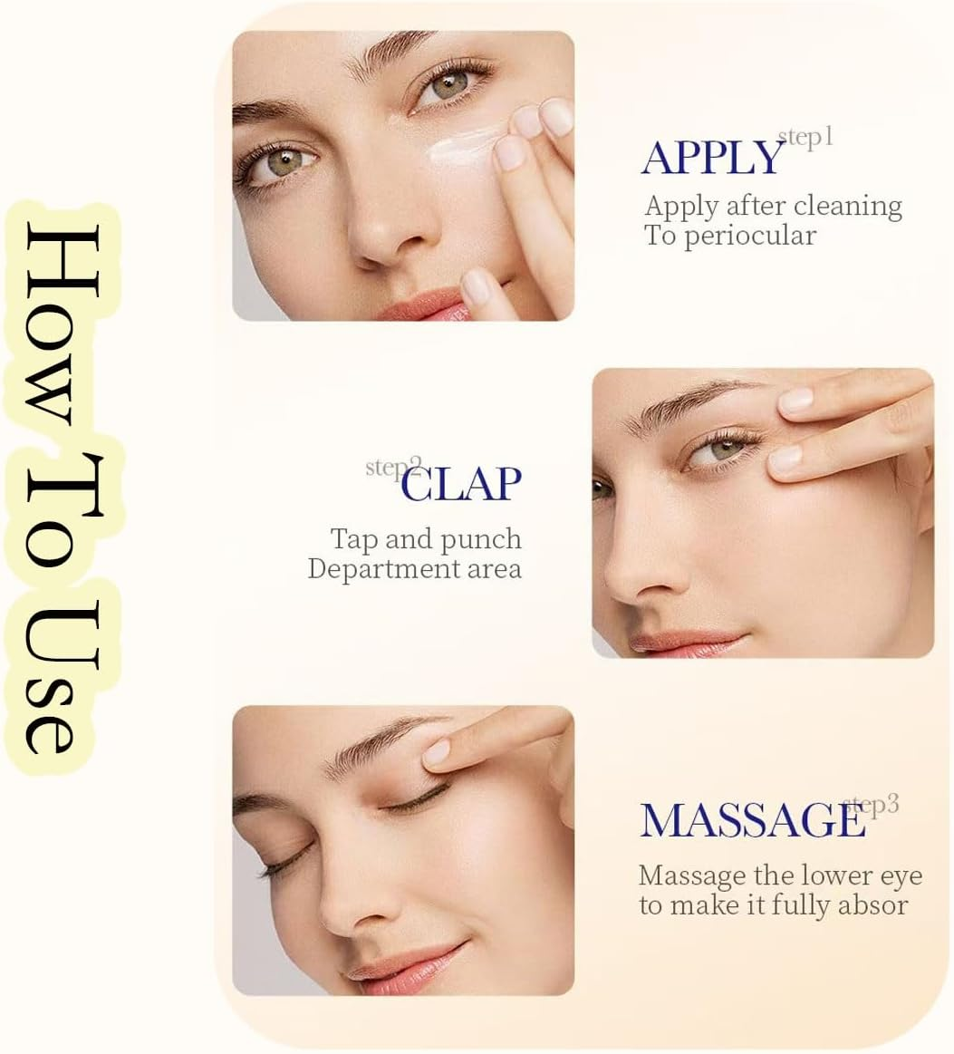 Lumibalm Eye Bags, Lumibalm Eye Serum，Turmeric Eye Cream Stick, Turmeric Retinol Eye Stick, Hydrating Eye Stick, anti Aging under Eye Cream, Reduces Dark Circles and Eye Bags(3Pcs) image number 6