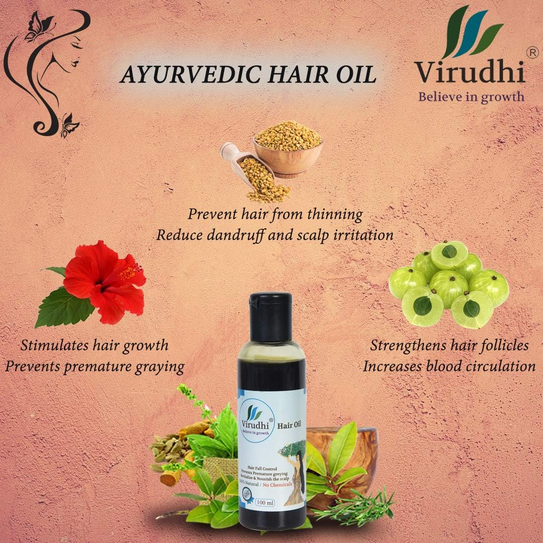 Herbal Hair Oil for Men and Women - Hair Growth Oil with Natural Ingredients (100 Ml)? image number 1
