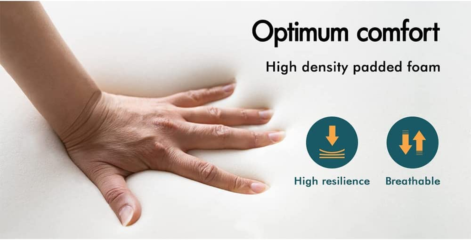 ALFORDSON Salon Stool round Swivel Drafting Rolling Stools in 47.5-62Cm Height Adjustable PU Leather Spa Stool with Footrest Wheels Backrest Hair Dress Barber Chair for SPA Massage (Declan All Black) - 1 X Declan White image number 3