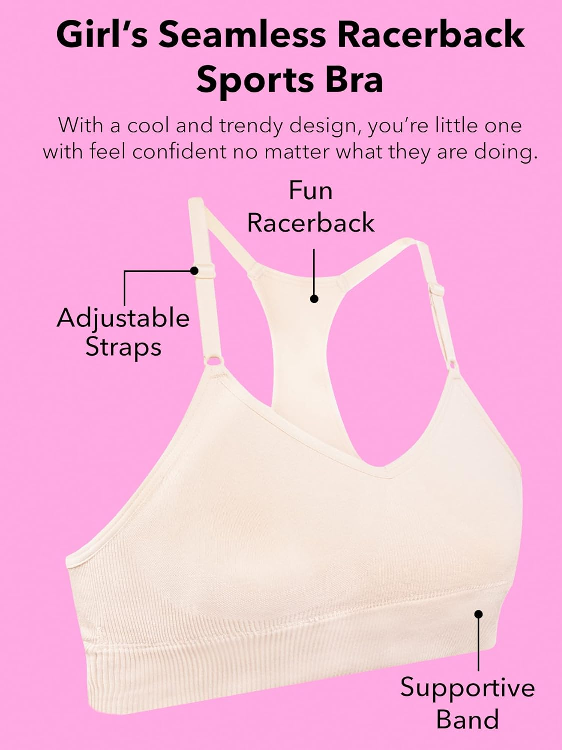 Fruit of the Loom Women'S Seamless Racerback Sport Bra image number 5