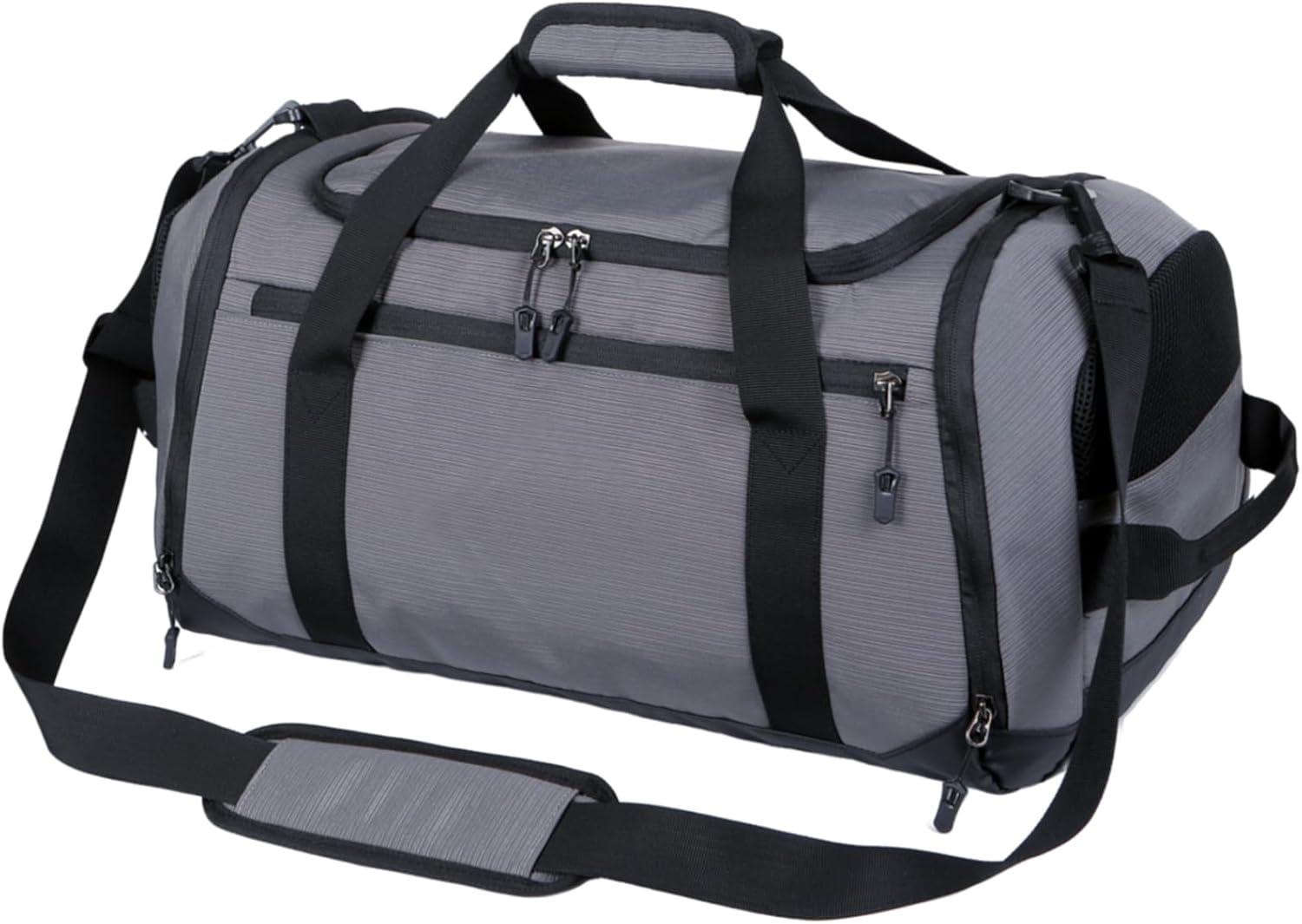 FALAZAR Duffle Bag for Men Women 40L Waterproof Travel Duffel Bag with Shoes Compartment Lightweight Sport Gym Bag with Wet Pocket Weekender Overnight Bags,Blue