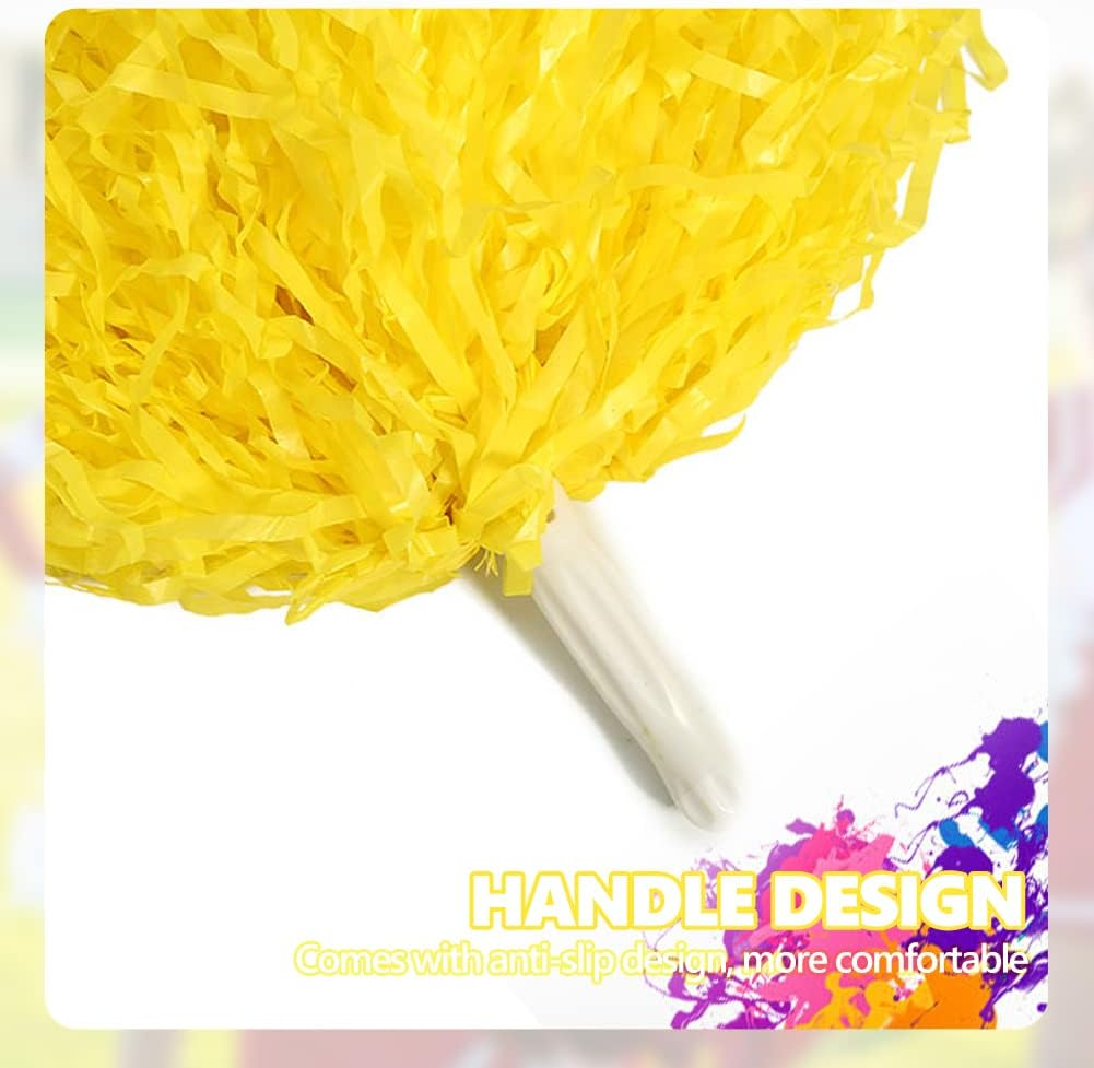 VGEBY 2 Pcs Cheerleader Pom Poms for Sports Party Dance Accessory image number 5