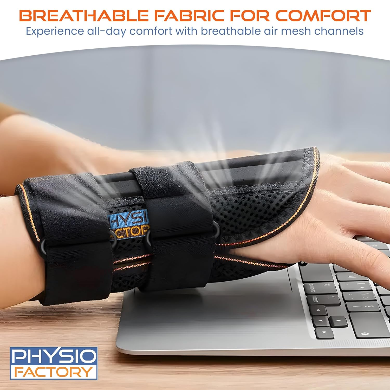 Premium Wrist Brace - Comfortable Black Wrist Support for Carpal Tunnel, Tendonitis, Arthritis - Soft Interior. Two Sizes - Ideal Hand Brace for Tendonitis Recovery, Gym & Everyday Use (L, Right) image number 4