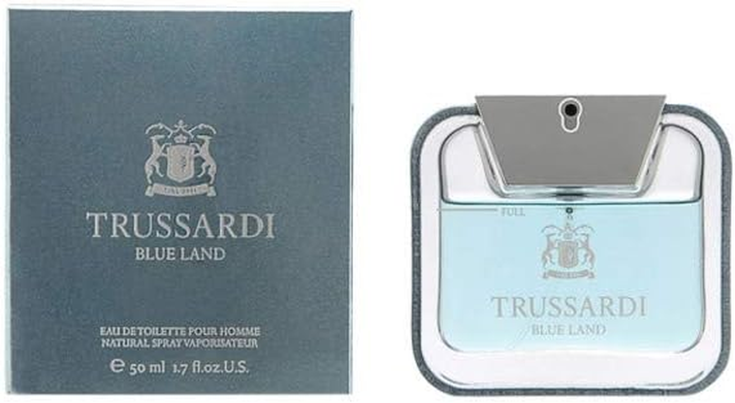 Trussardi Blue Land Eau De Toilette Spray for Men 50 Ml