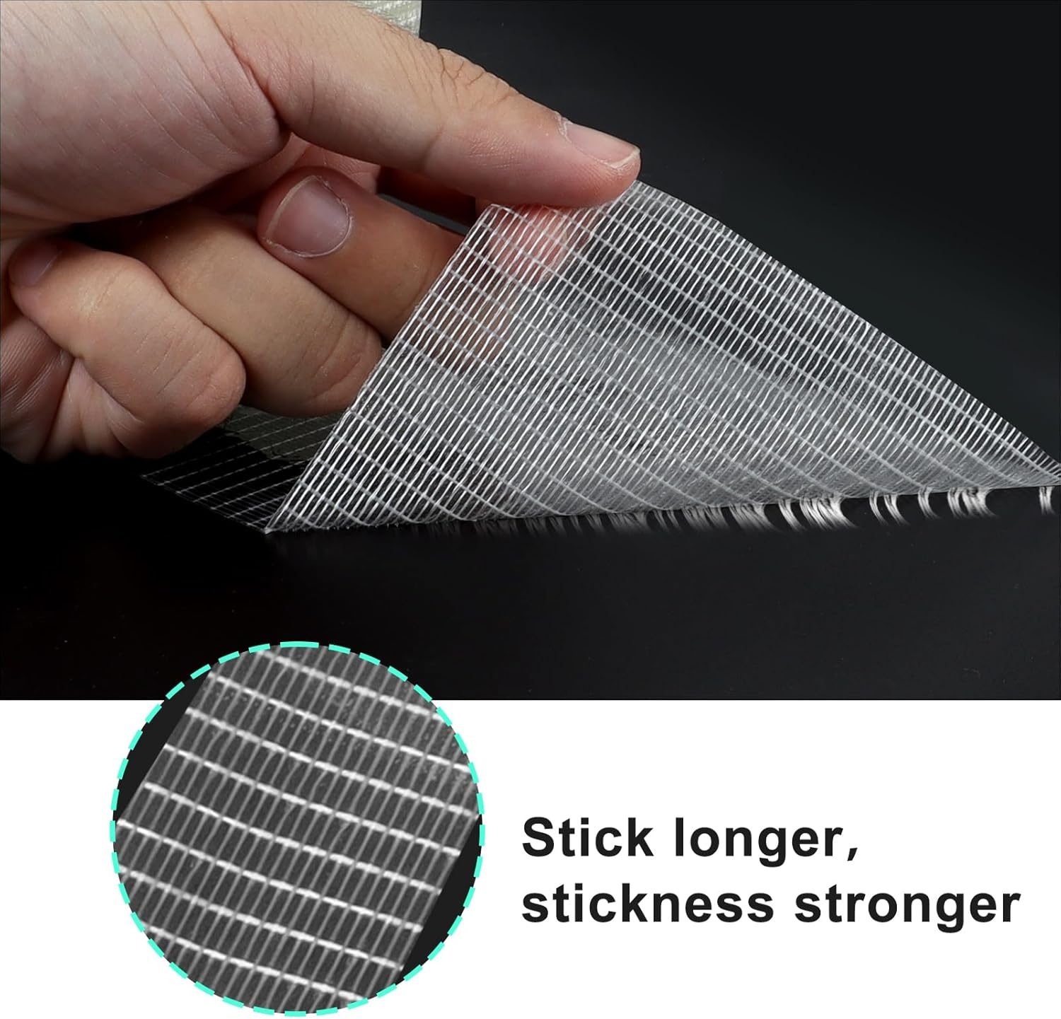 Fabric Repair Tape, Rv Awning Repair Kit, Clear Waterproof Tape for Sailboats, Trailer Awnings, Boat Covers, Rv Covers (3.94Inch-65.62Ft) image number 4