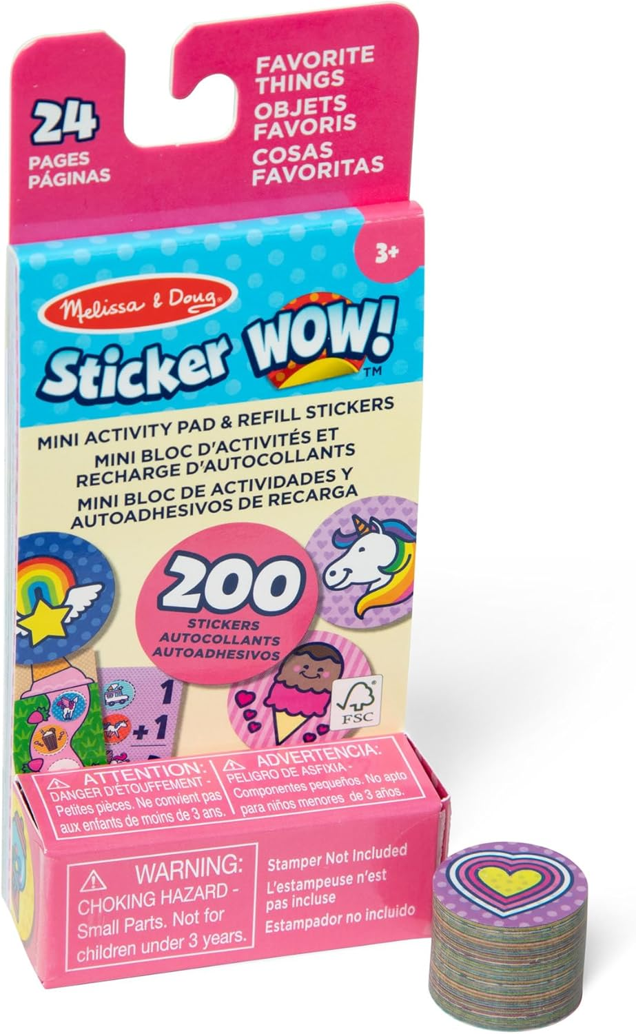 Melissa and Doug - Sticker Wow! Refill Stickers - Favorite Thin image number 2