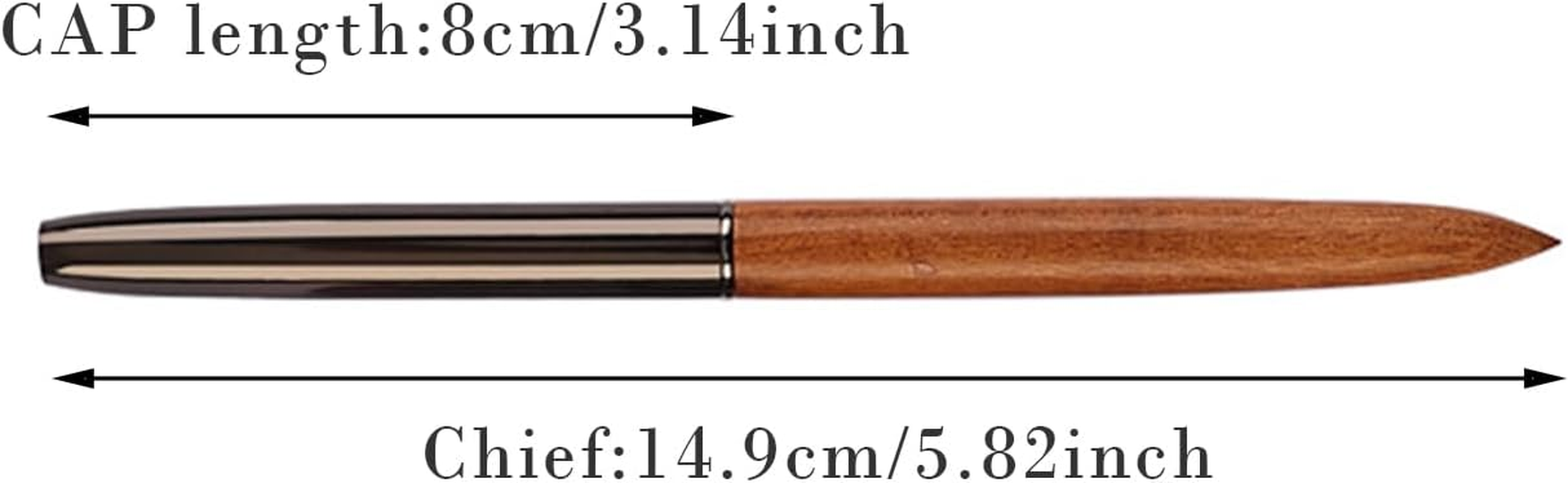 Nail Design Brushes,Nail Design Painting Brushes - Sandalwood Polish Brush for Thin Details, Fine Drawing, Long Lines, Home Use and Professional Salon image number 6