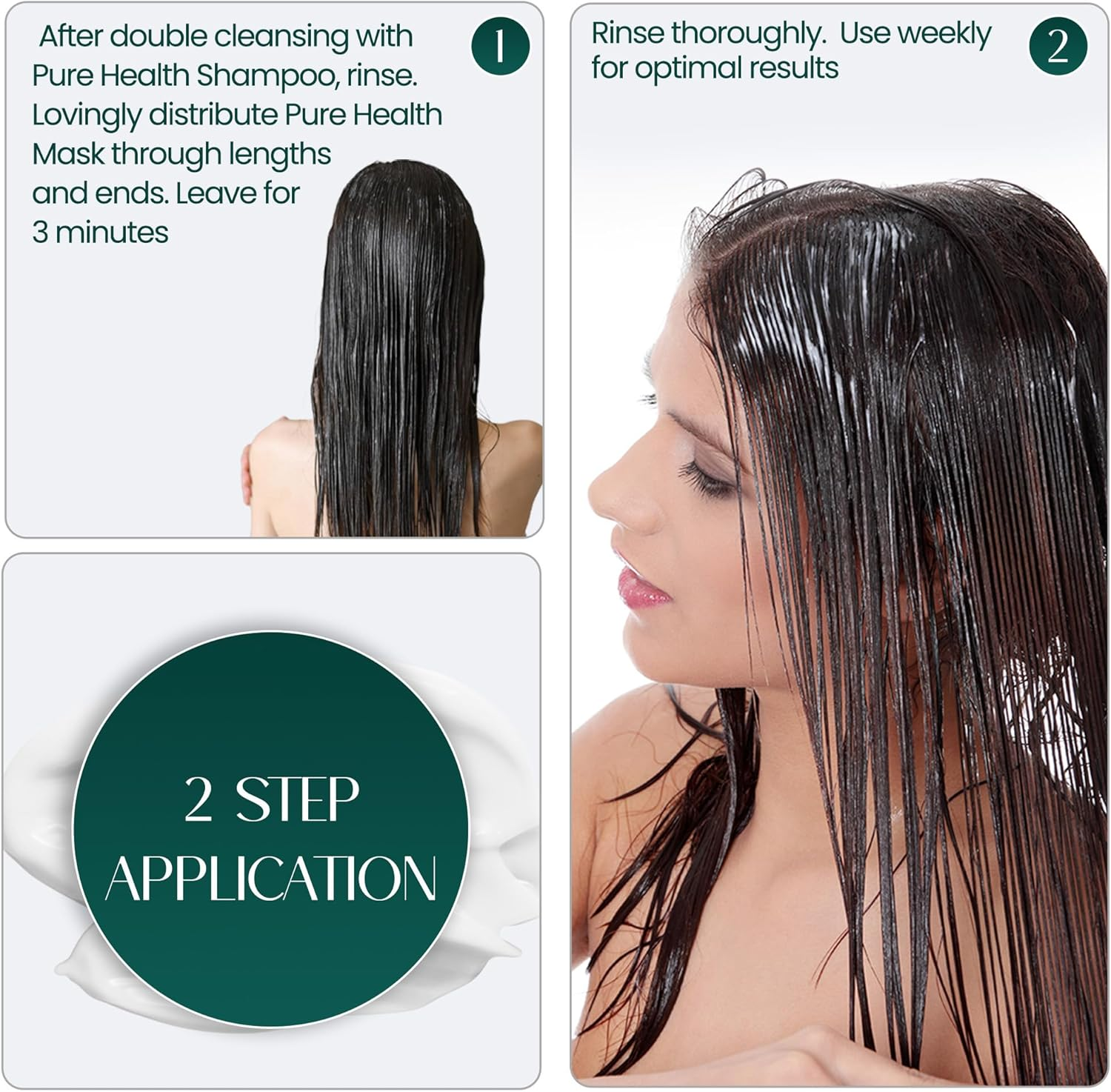 Hairification Pure Hydration Revitalising Hair Mask for Women, Weekly Smoothing Conditioner for Dry Brittle and Frizzy Hair, 100Ml image number 5