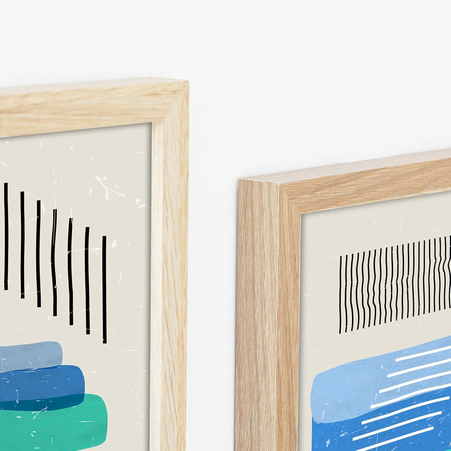 Cooper & Co. Set of 2 A4 Natural Poster Photo Frames