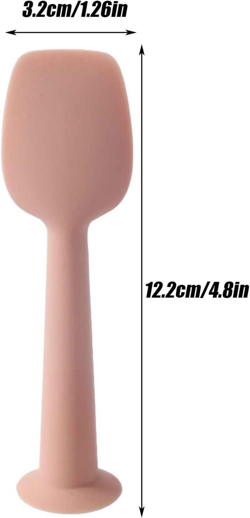 Diaper Paste Spatula - Silicone Baby Cream Spatula,Flexible Soft Balm Tool Paste Applicator Wipe for Rash Cheeks Travel Nursery Daycare