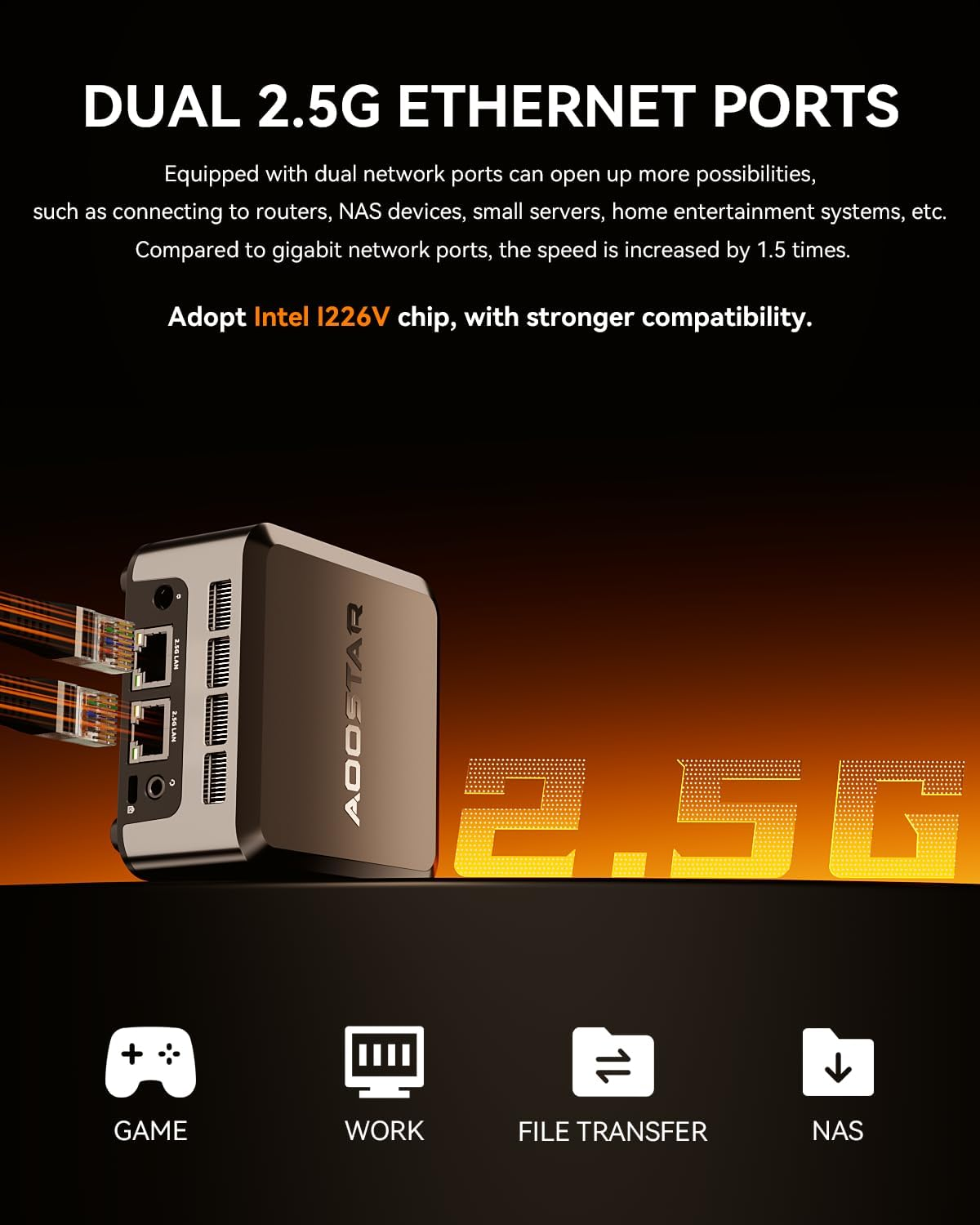 Mini PC N150 W11 PRO, Mini Desktop Computer with LPDDR5 12GB RAM 256GB M.2 2242 SSD, Mini Computer 4K Triple Display/Dual 2.5G Lan/Wifi5/Bt5 for Office/Business image number 6