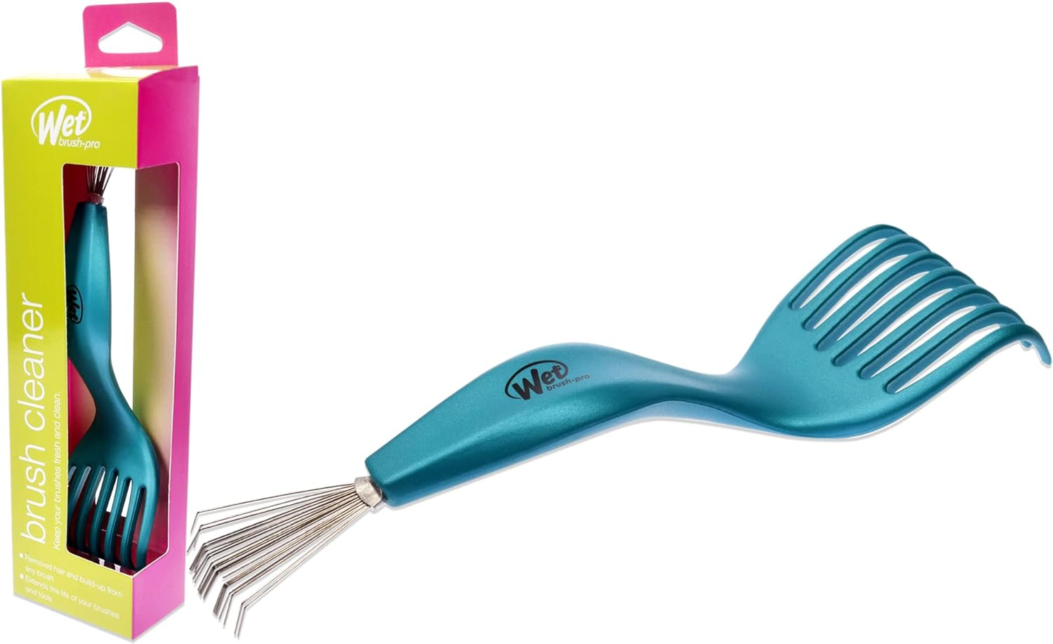 Wet Brush Pro Brush Cleaner - Teal by Wet Brush for Unisex - 1 Pc Cleaner image number 2