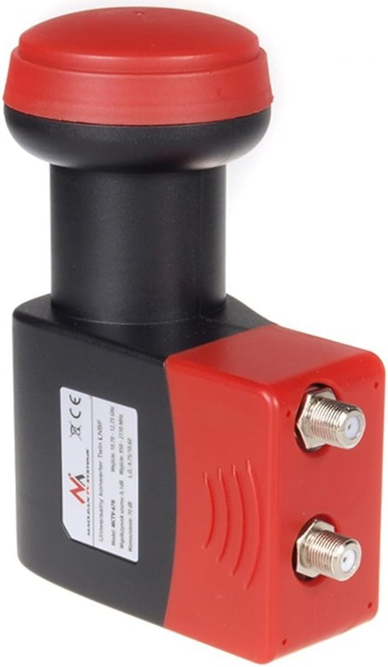 Maclean MCTV-670 TWIN LNBF for Analogue and Digital Satellite Receiver 0.1 Db SKY 3D Full HD Compatible Digital Switch Full HDTV image number 3