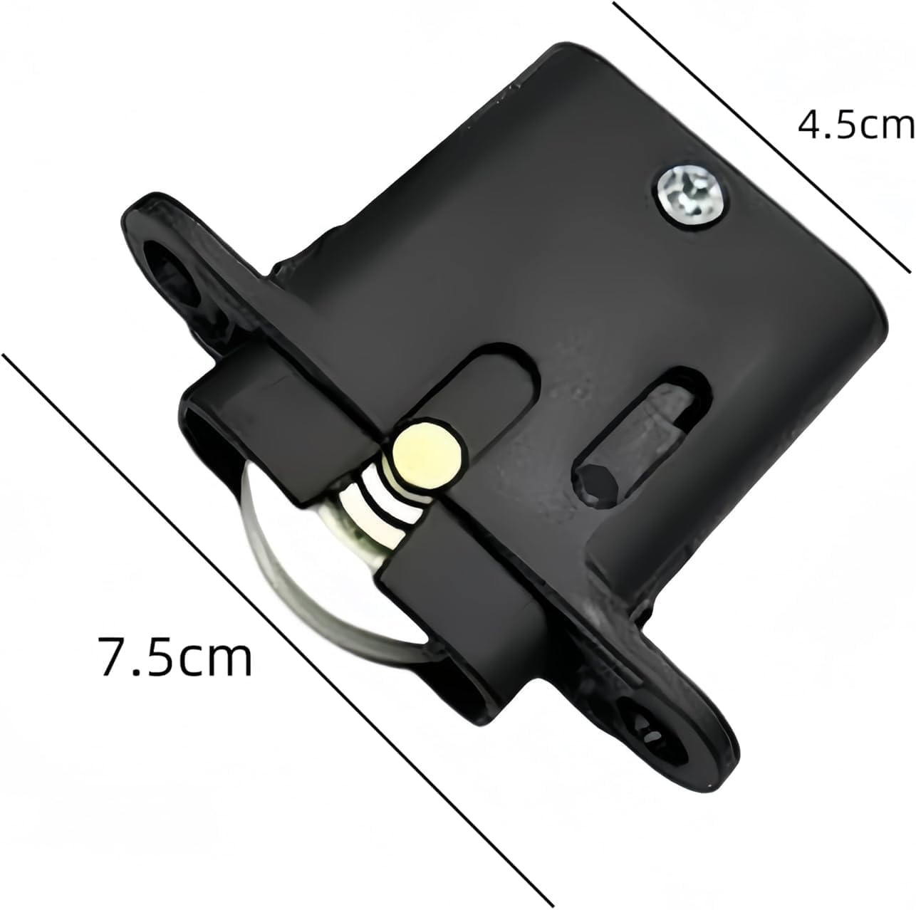 CAASFOOY 6 PCS Furniture Pulley Sliding, Furniture Door Roller Set, Security Screen Sliding Door Rollers Wheels Replacement Cabinet Pulley Accessories Hardware Supplies(Black) image number 1