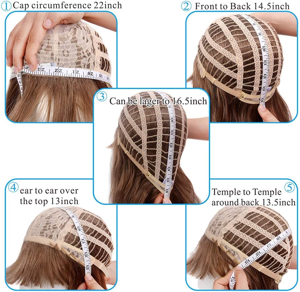 Stfantasy 1920S Wig for Women Mid Long Wave Blonde Hair Natural Wig Women Daily Costume Cosplay Party image number 4