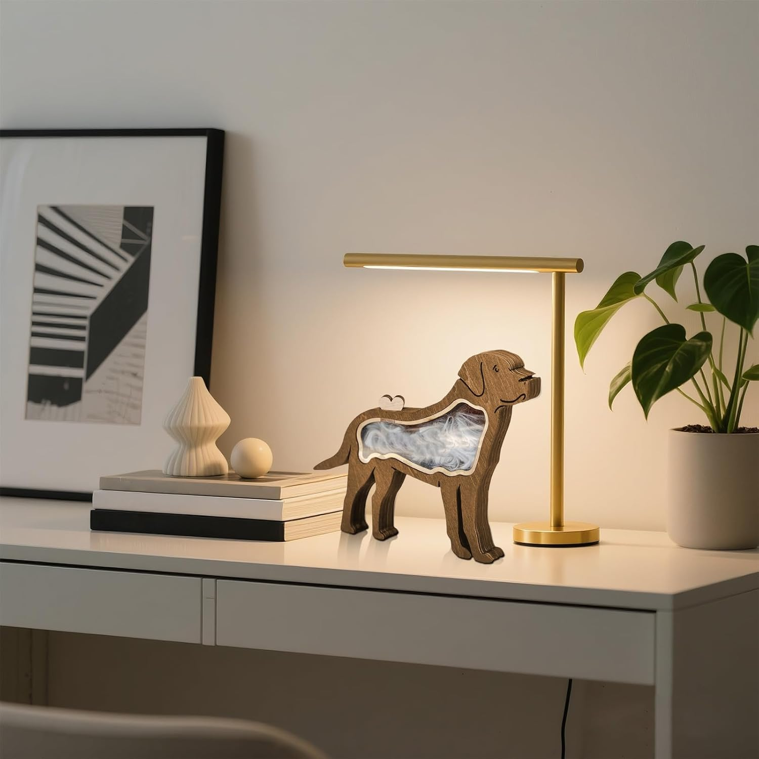 Hair Memorial Keepsake - Remembrance Box for Hair, or Ashes | Thoughtful Sympathy Gift for Lovers, Keepsake Memorial for Dogs and Cats, Comforting Loss Gift, Unique Memory Con image number 4