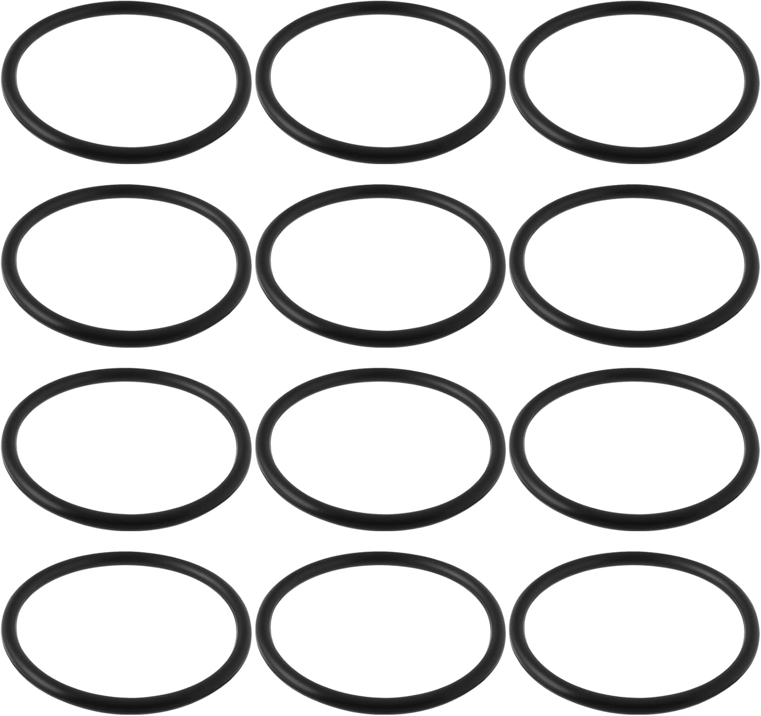 12PCS Swimming Pool Drain O-Ring Compatible with Hayward SP1022C 1-1/2 Inch MIP Compatible with Pentair 19174 190030 1.7X2X1/8 Inch image number 5
