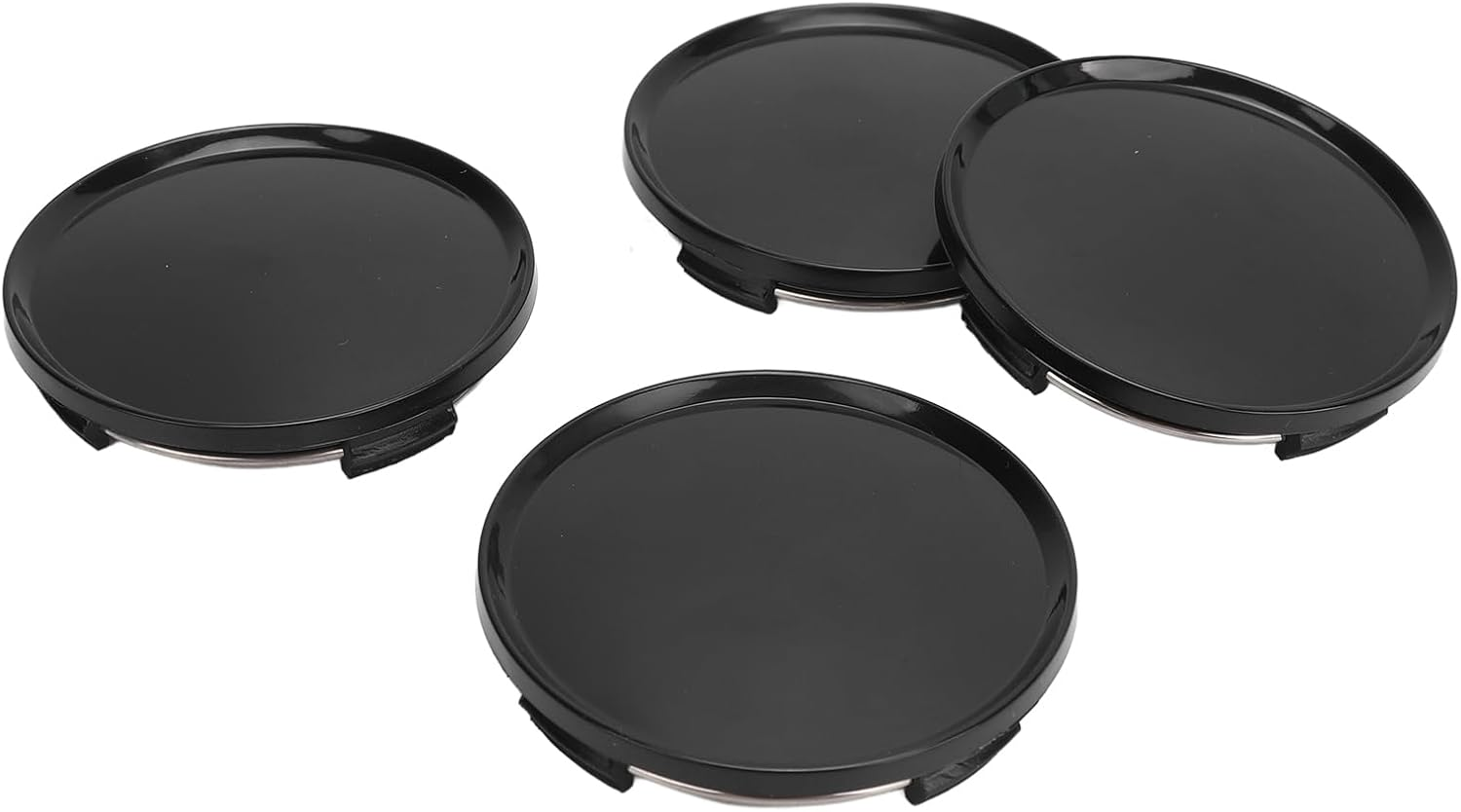 Car Rim Hub Center Cap, Easy to Install 63Mm Wheel Hub Center Cap Stylish Look with Metal Clamp/Holder for Vehicles image number 3