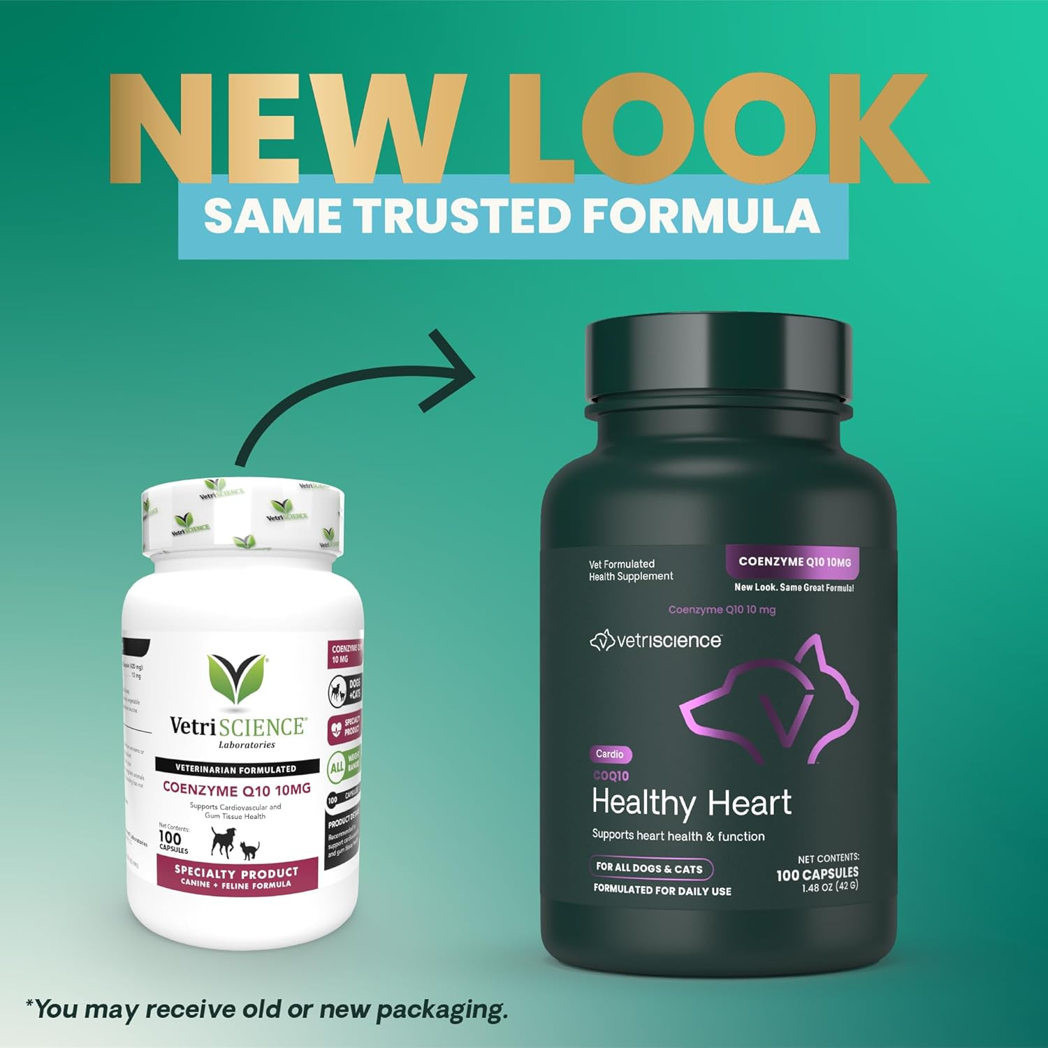 Vetriscience Coq10 Healthy Heart Easy-Open Capsules, Coenzyme Q10 Cardio and Healthy Aging Supplement for Dogs and Cats, Heart Support Supplement with 10 Mg Coq10, 100 Count image number 5