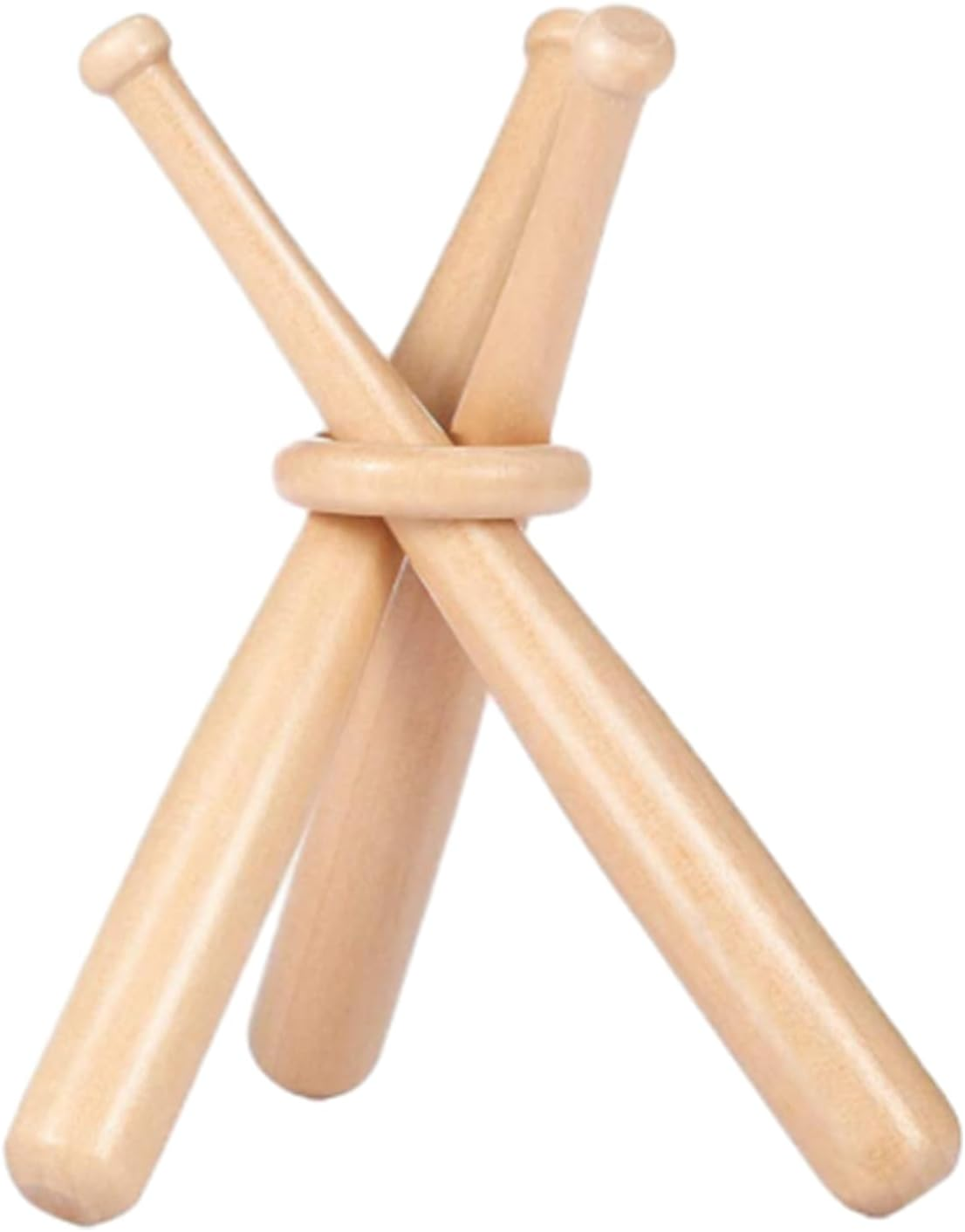Baseball Stands for Display, Wooden Baseball Bats Display Stand Baseball Display Baseball Stands for Display for Tables for Kids and Sports Lover (Log) image number 3