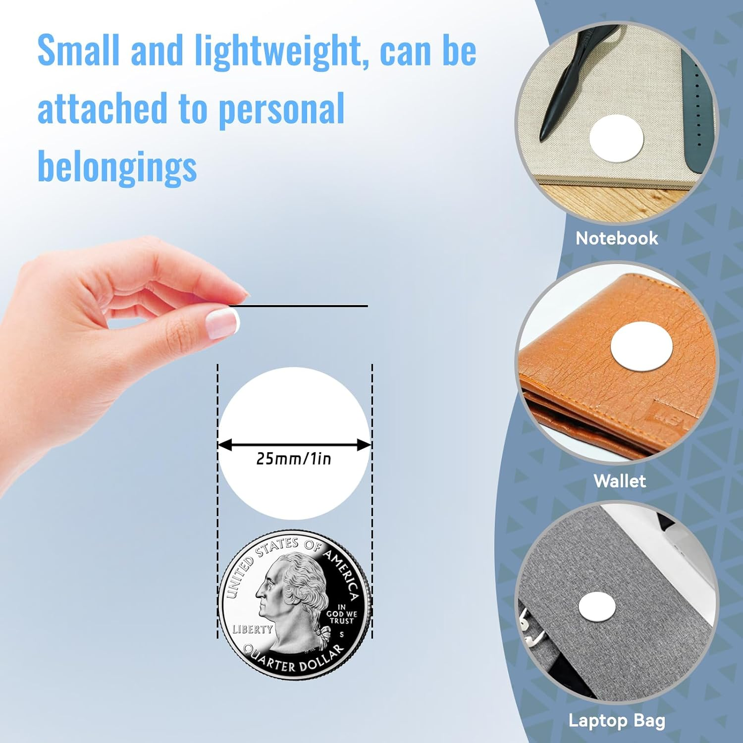 30 Pcs NFC Tags Stickers Ntag215 Blank NFC Coin Cards Rewritable NFC Stickers round with Adhesive Back, Compatible with Android Iphone and NFC Enabled Devices