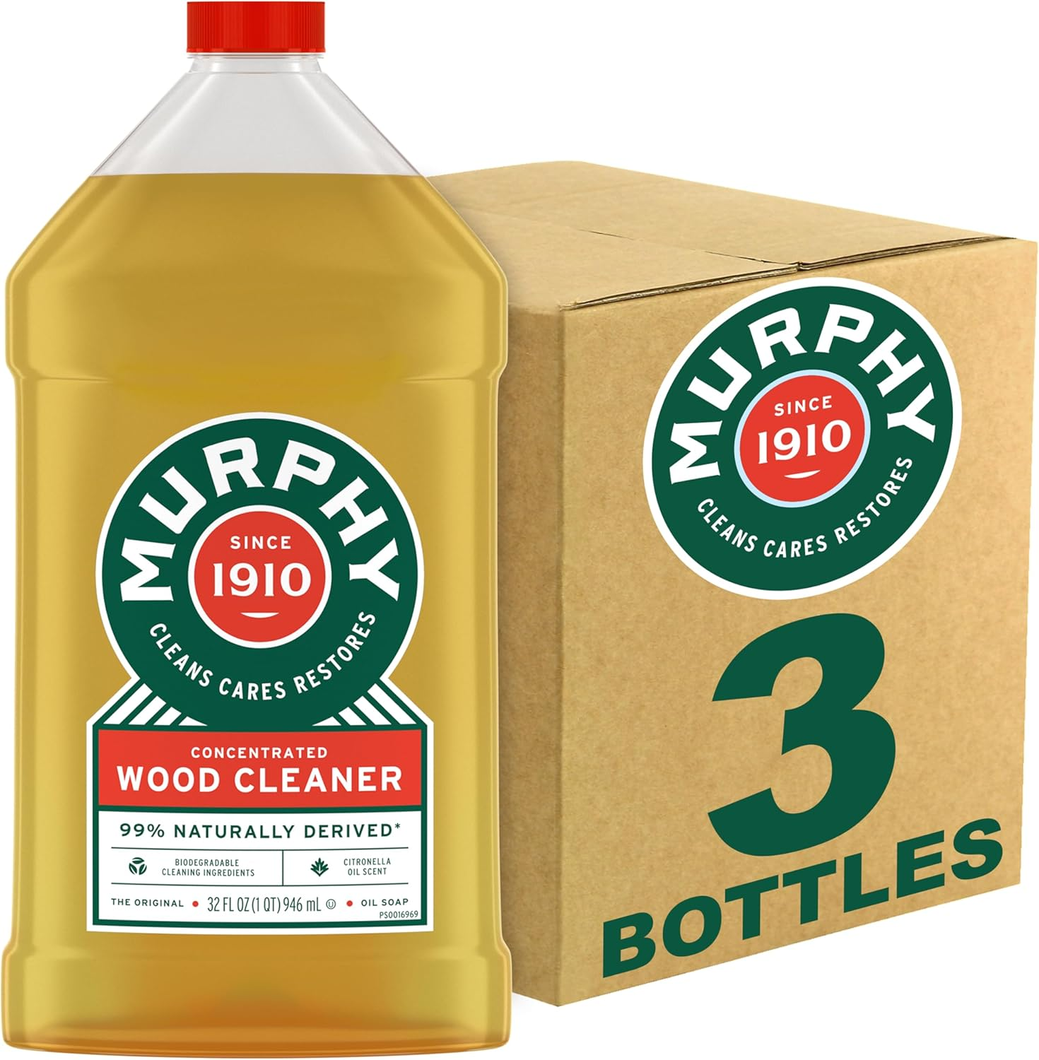 Murphy'S Oil Soap Original Wood Cleaner - 32 Fluid Ounce (3 Count) image number 5