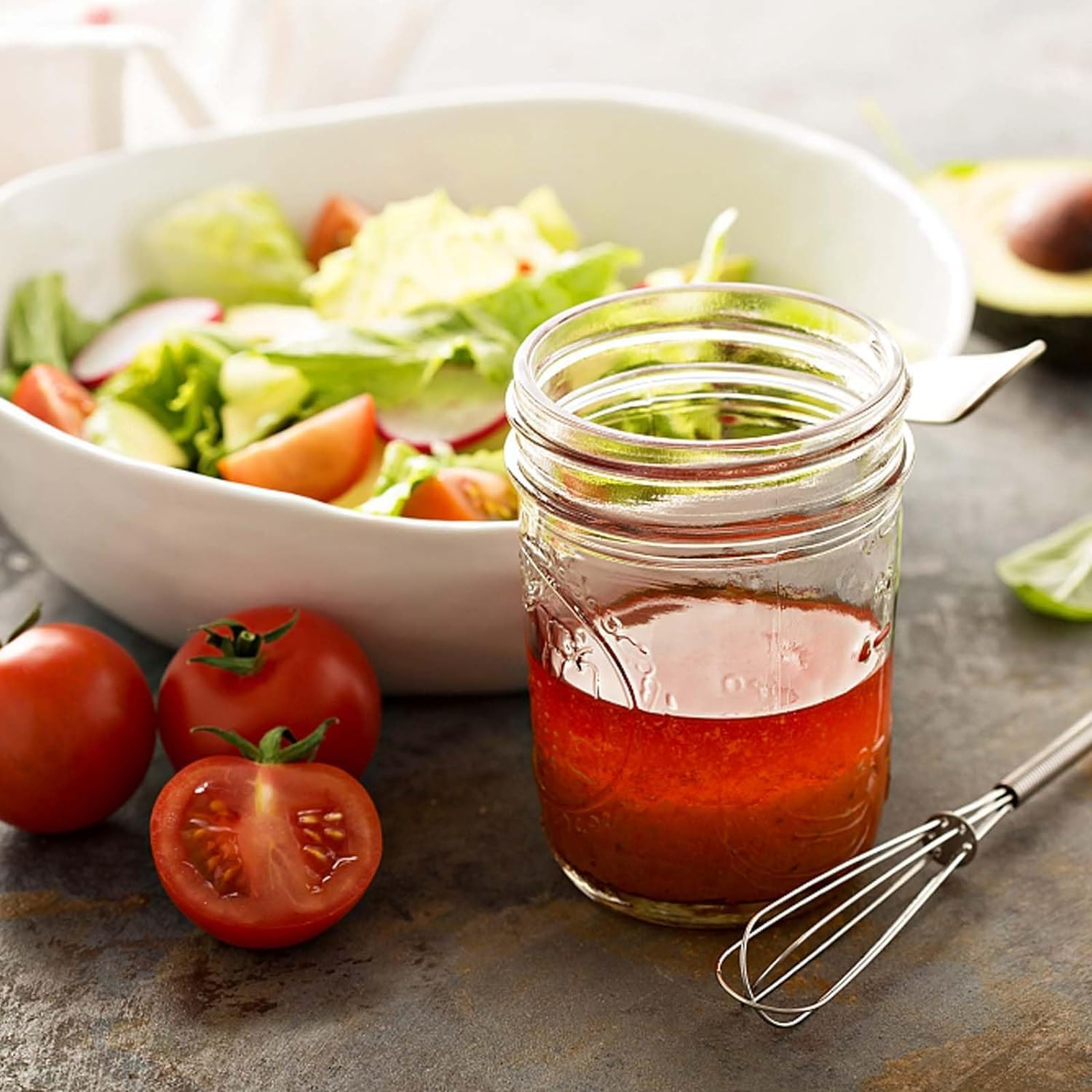 Wide Mouth Mason Jars 16 Oz, 6 Pack Glass Mason Canning Jars with Metal Airtight Lids and Bands Containers for Fruit Storage, Overnight Oats, Meal Prep, Pickling, Preserving, Yogurt, Snack, Home Decor image number 4