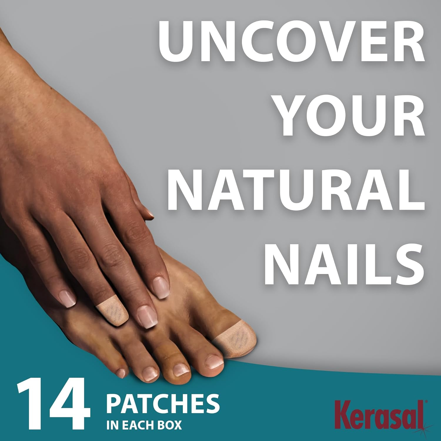 Kerasal Multi-Purpose Nail Repair Patches - 14 Count Twin Pack, Repair for Damaged Nails, 8-Hour Treatment Restores Healthy Appearance image number 5