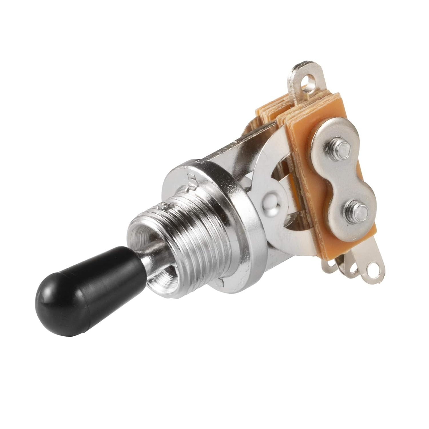 Randon 3 Way Short Straight Guitar Toggle Switch Pickup Selector with Tip Knob Caps Compatible with Gibson Toggle Les Paul Electric Guitars