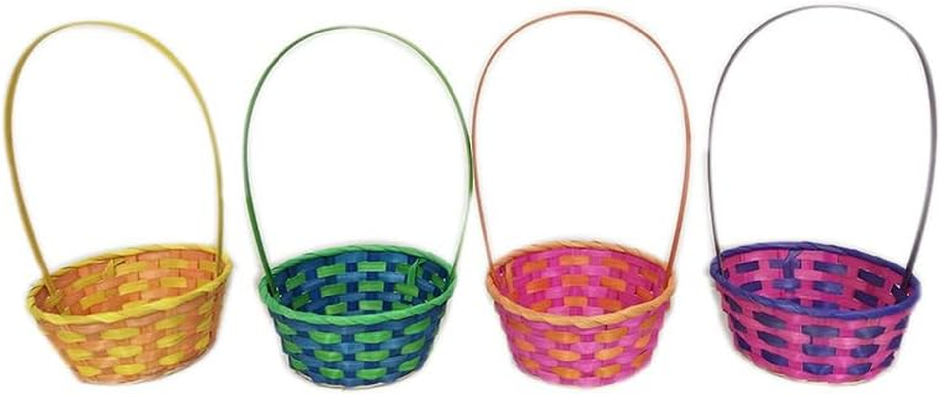 [4PCS] LYLAC Easter Basket 19.8X9-37CMH 4ASST