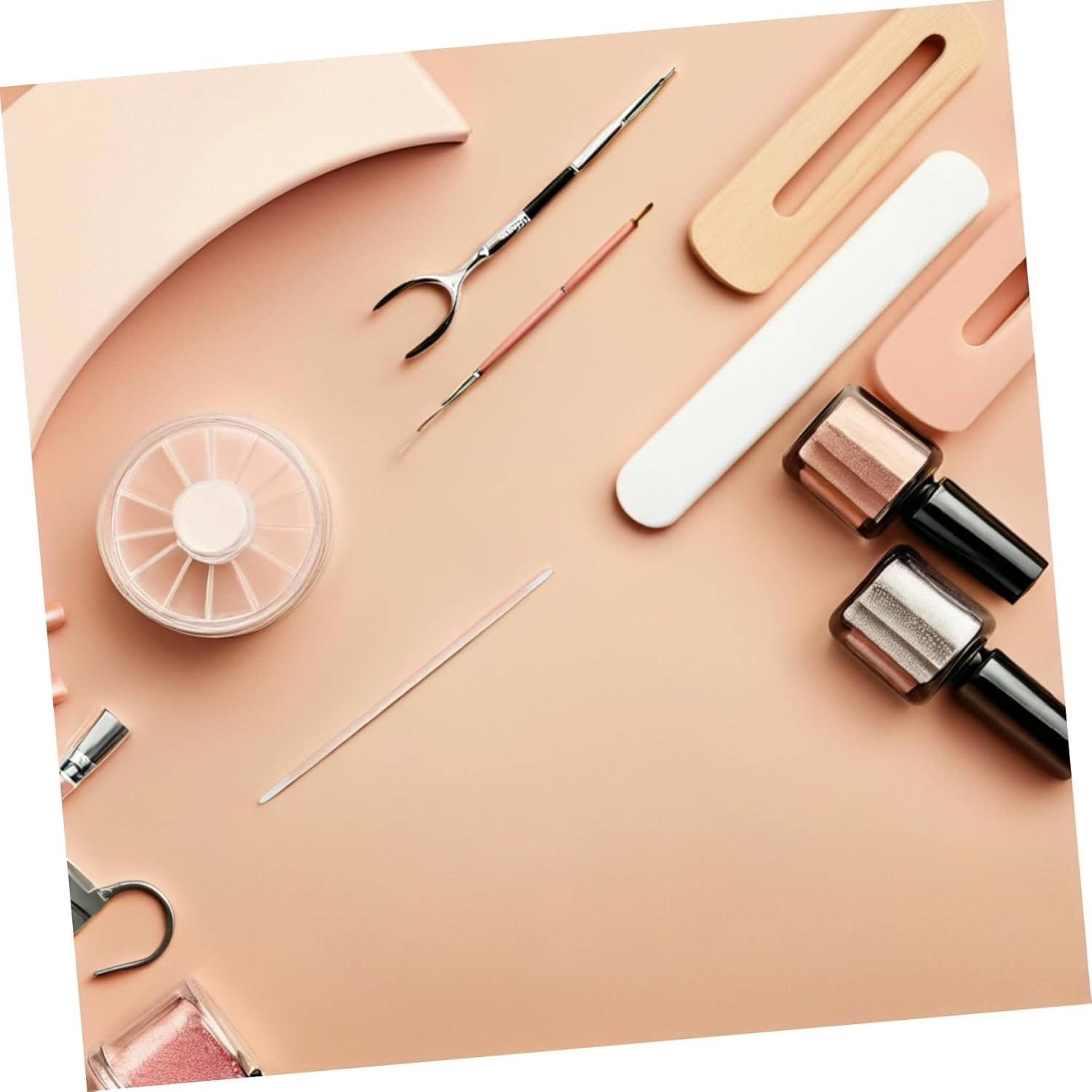 1200Pcs Double-Pointed Cotton Swabs 10Cm Wooden Handle Thin Pointed Tips Precision Manicure Cleansing Sticks for Nail Art Makeup and Electronic Cleaning image number 6